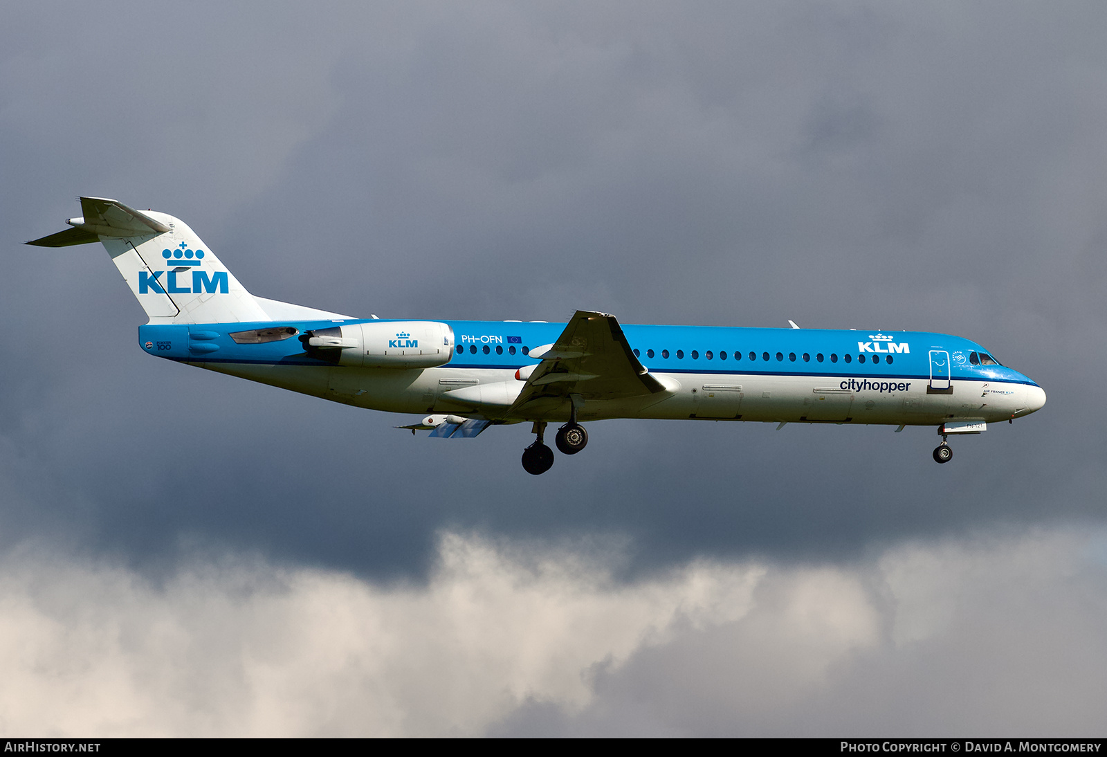 Aircraft Photo of PH-OFN | Fokker 100 (F28-0100) | KLM Cityhopper | AirHistory.net #701688