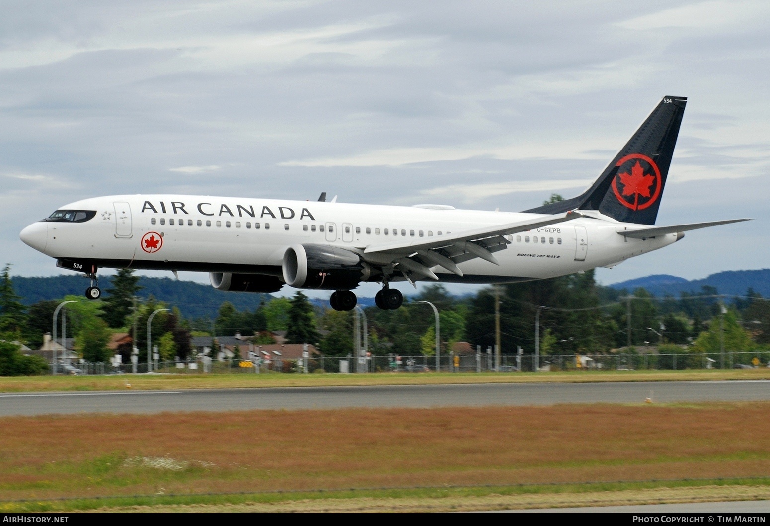 Aircraft Photo of C-GEPB | Boeing 737-8 Max 8 | Air Canada | AirHistory.net #701755