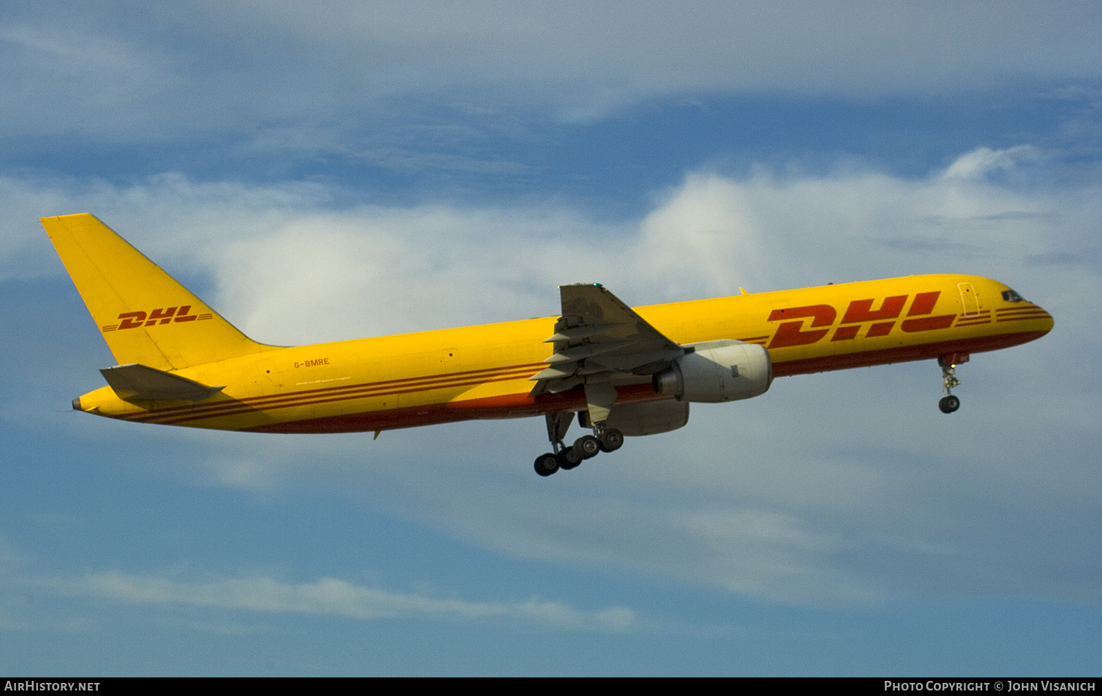 Aircraft Photo of G-BMRE | Boeing 757-236/SF | DHL International | AirHistory.net #701770