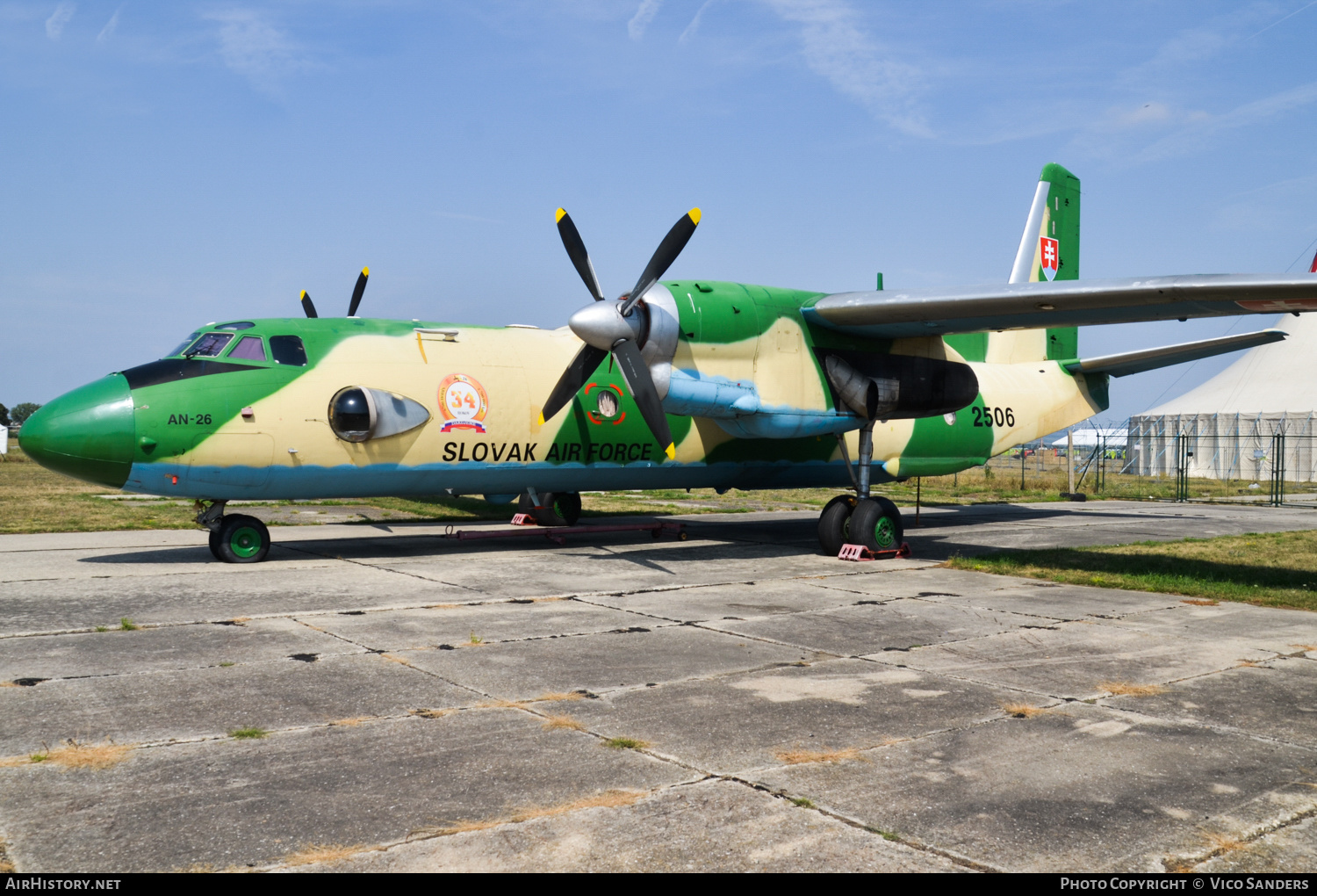 Aircraft Photo of 2506 | Antonov An-26 | Slovakia - Air Force | AirHistory.net #701774