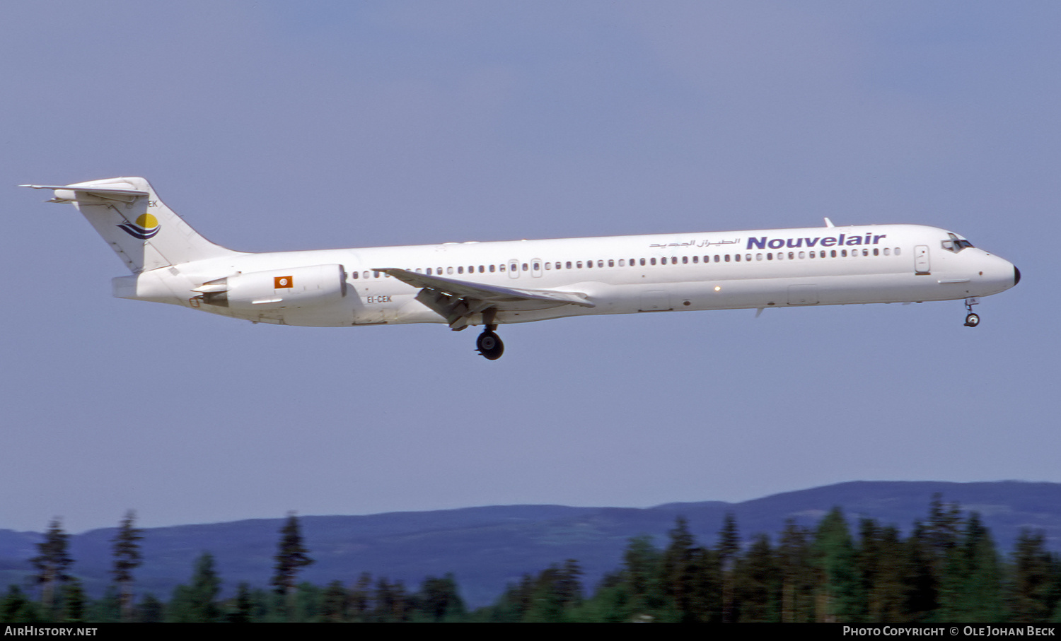 Aircraft Photo of EI-CEK | McDonnell Douglas MD-83 (DC-9-83) | Nouvelair Tunisie | AirHistory.net #701783