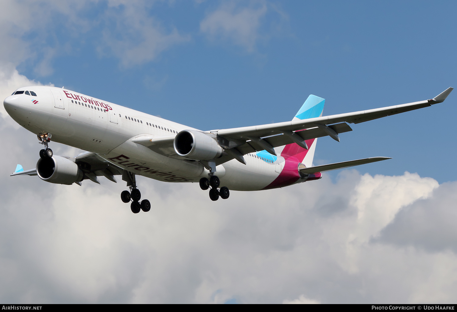 Aircraft Photo of D-AXGE | Airbus A330-202 | Eurowings | AirHistory.net #701804