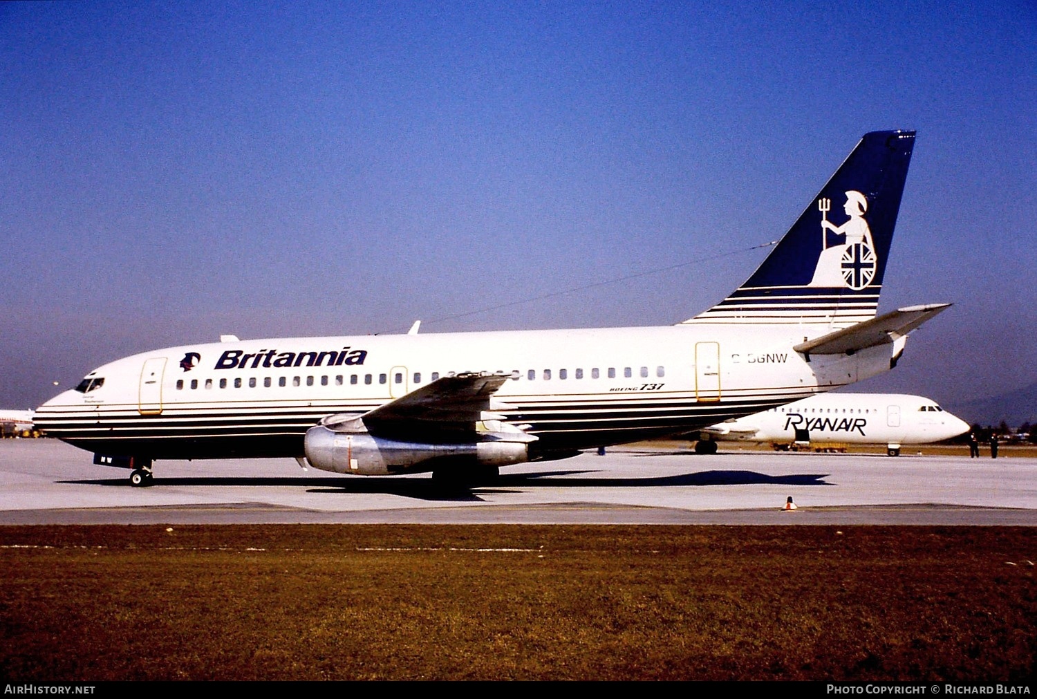 Aircraft Photo of G-BGNW | Boeing 737-219/Adv | Britannia Airways | AirHistory.net #701810