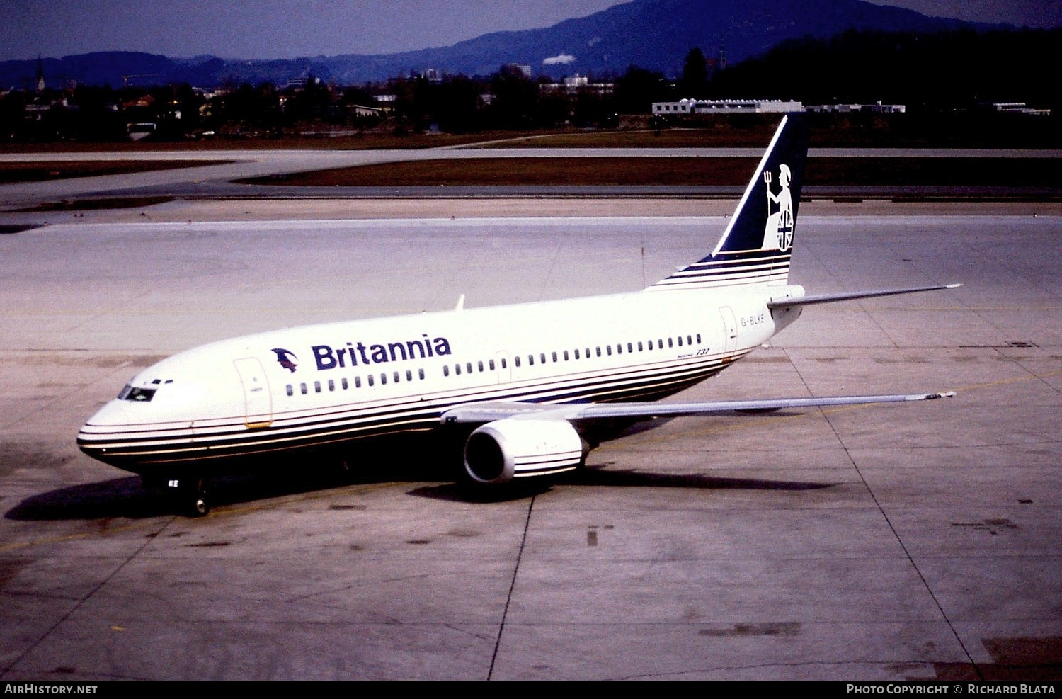Aircraft Photo of G-BLKE | Boeing 737-3T5 | Britannia Airways | AirHistory.net #701812