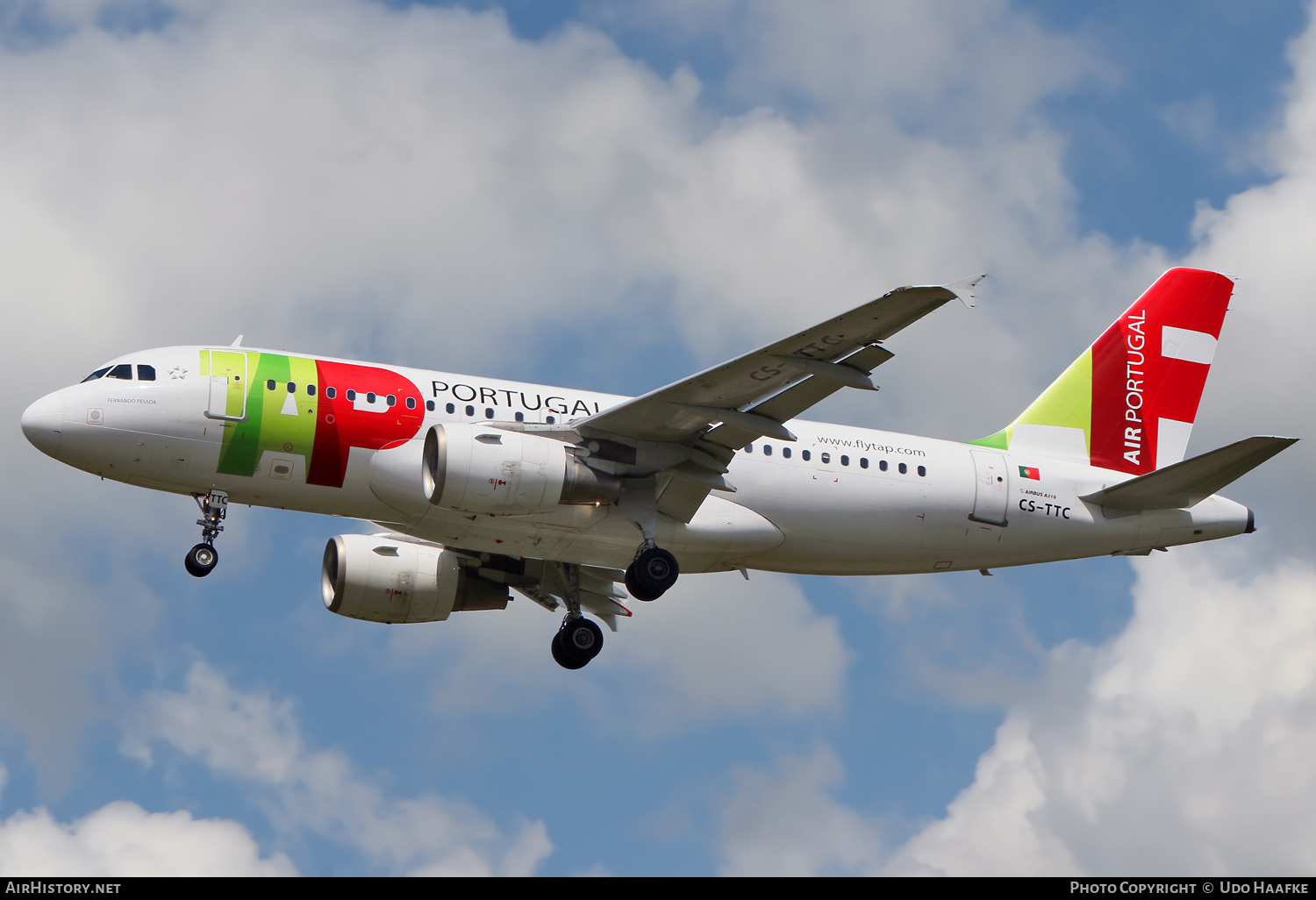 Aircraft Photo of CS-TTC | Airbus A319-111 | TAP Air Portugal | AirHistory.net #701857