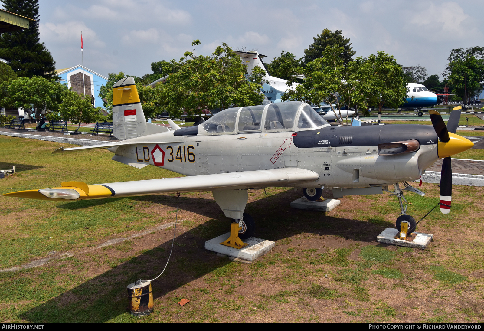 Aircraft Photo of LD-3416 | Beech T-34C-1 Turbo Mentor | Indonesia - Air Force | AirHistory.net #701859