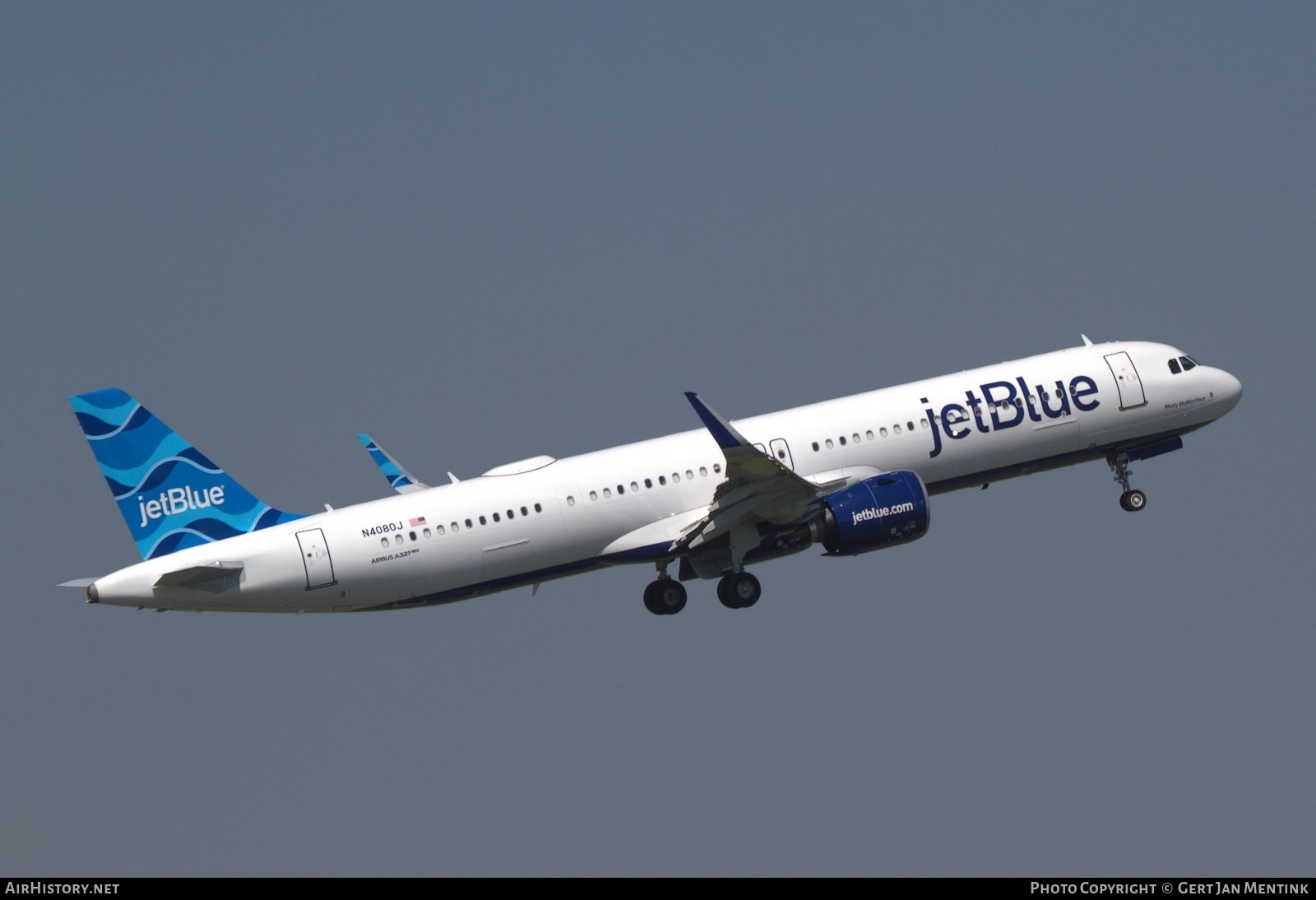 Aircraft Photo of N8040J | Airbus A321-271NX | JetBlue Airways | AirHistory.net #701898