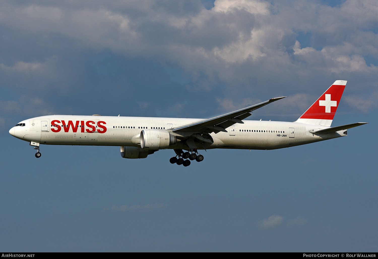 Aircraft Photo of HB-JNH | Boeing 777-300/ER | Swiss International Air Lines | AirHistory.net #701946