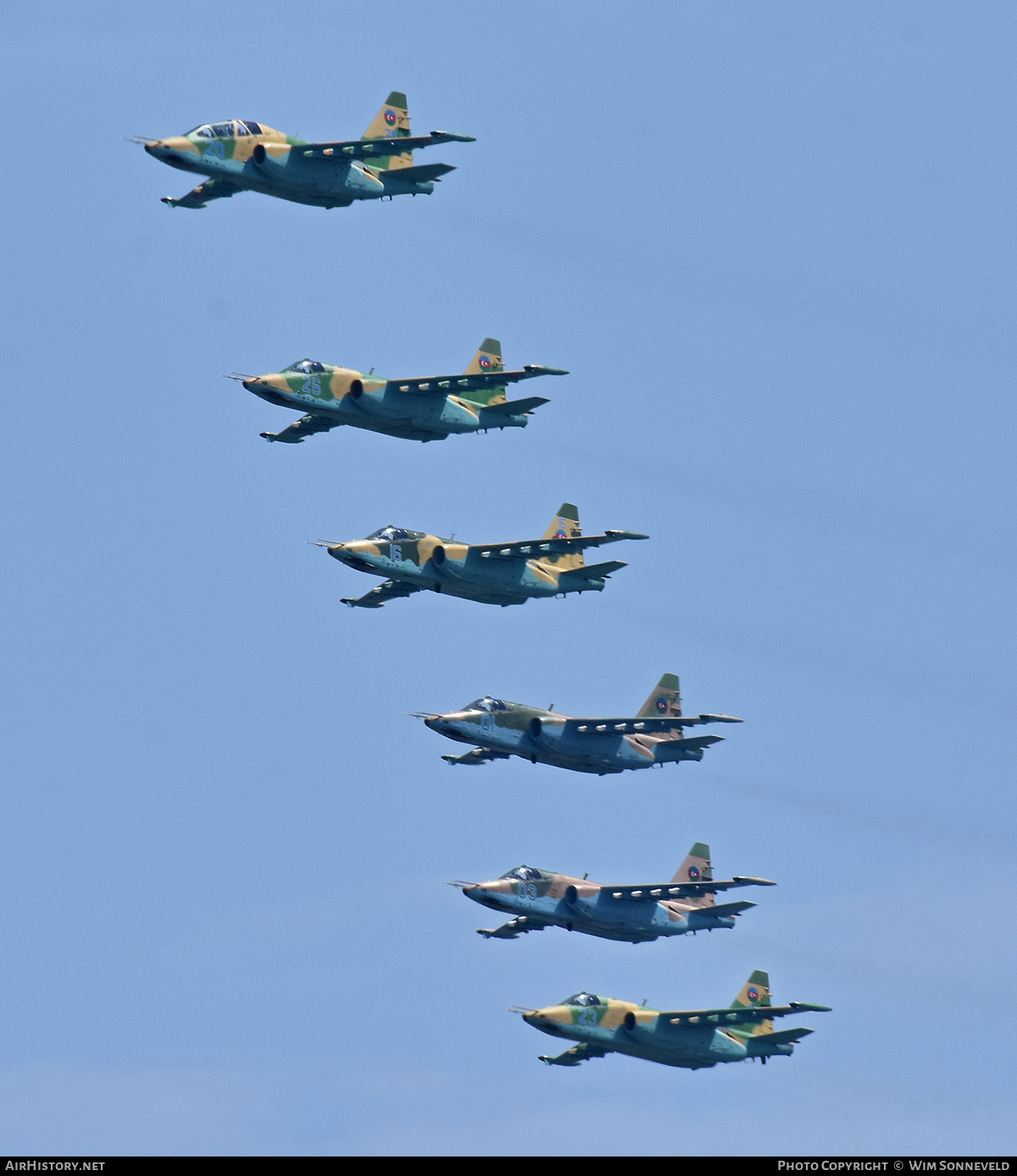 Aircraft Photo of 20 blue | Sukhoi Su-25U | Azerbaijan - Air Force | AirHistory.net #701950