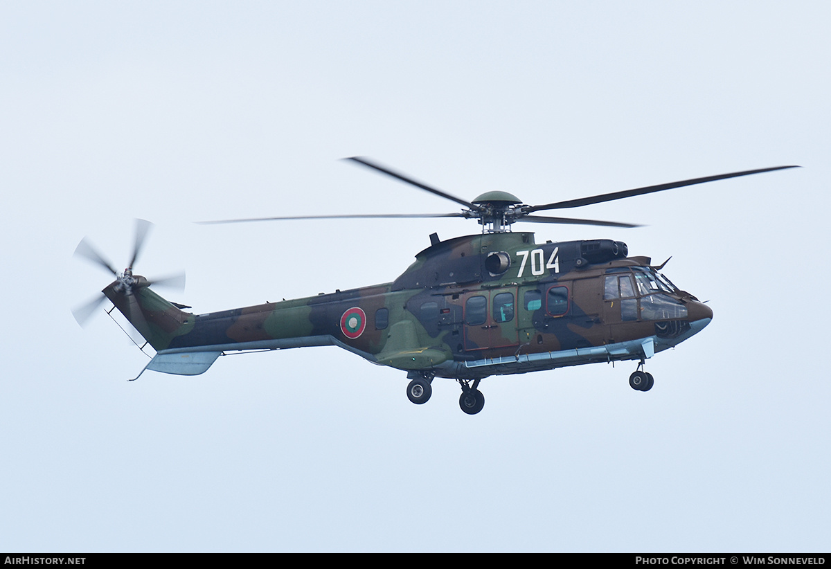 Aircraft Photo of 704 | Eurocopter AS-532AL Cougar | Bulgaria - Air Force | AirHistory.net #701951