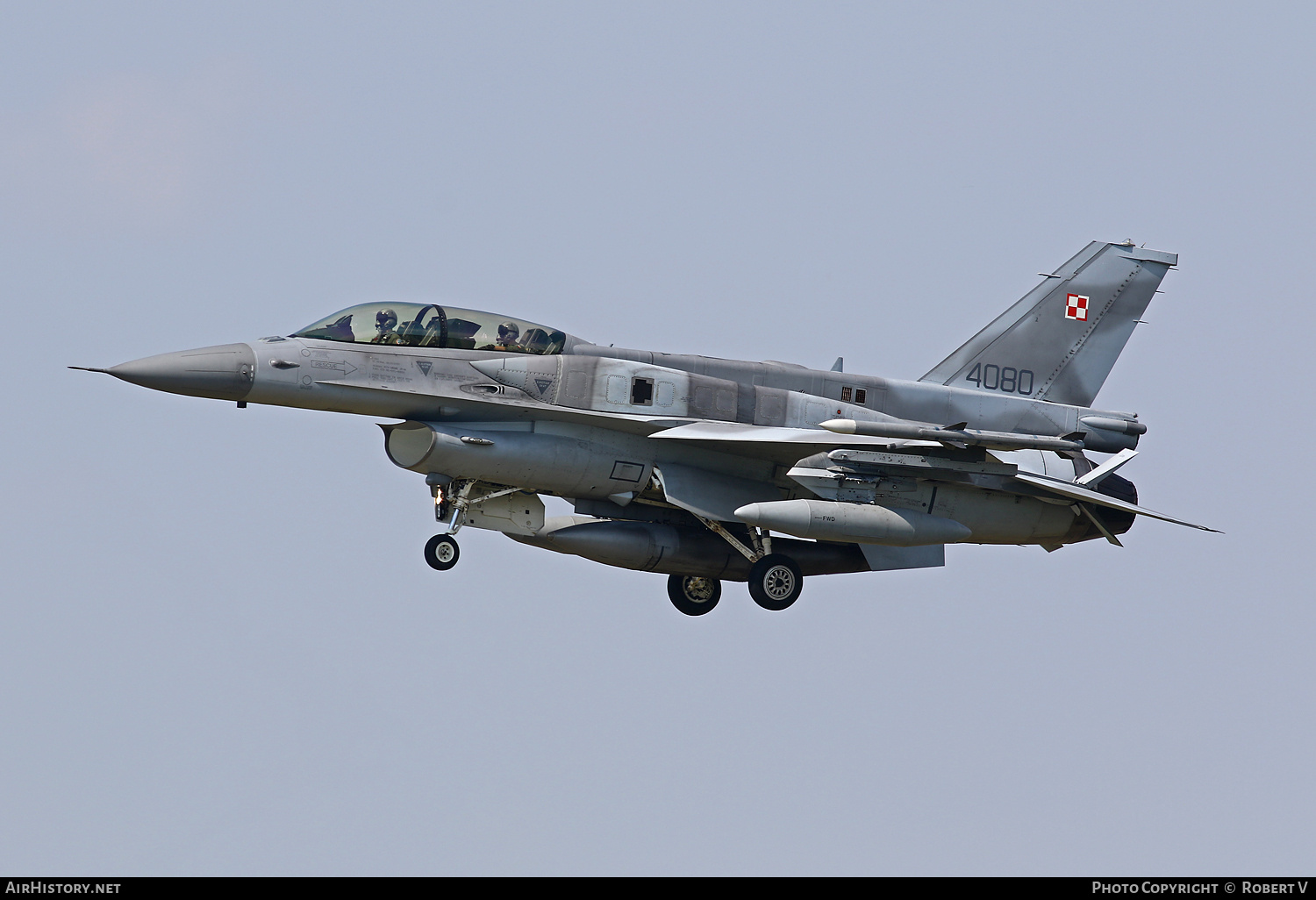 Aircraft Photo of 4080 | Lockheed Martin F-16DJ Fighting Falcon | Poland - Air Force | AirHistory.net #701964