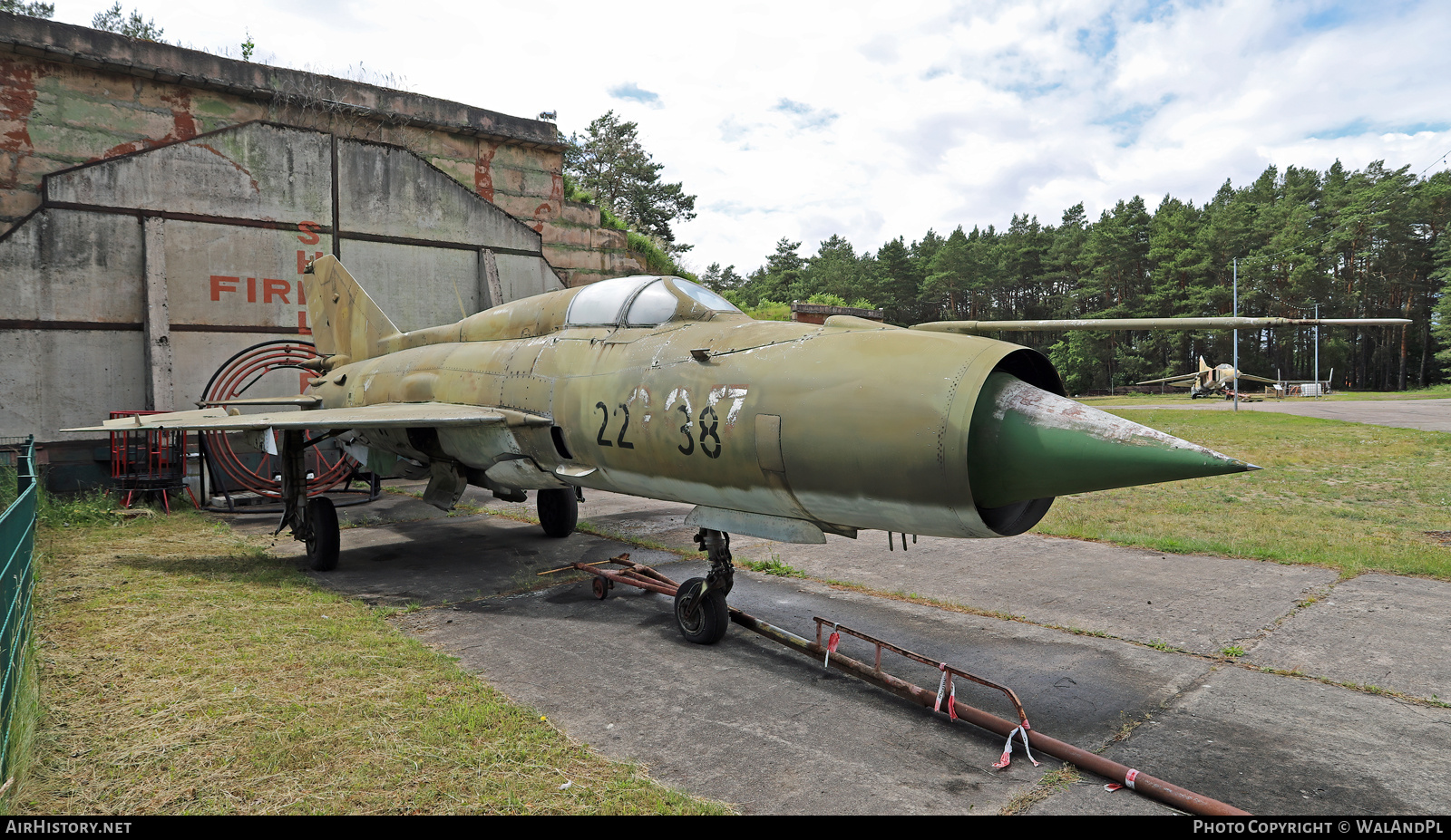 Aircraft Photo of 2238 / 897 | Mikoyan-Gurevich MiG-21SPS | Germany - Air Force | AirHistory.net #701985