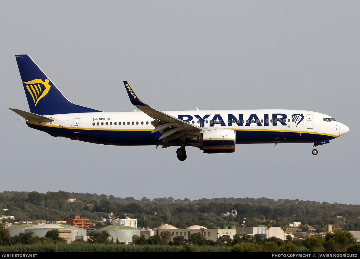 Aircraft Photo of 9H-QCQ | Boeing 737-8AS | Ryanair | AirHistory.net #701999