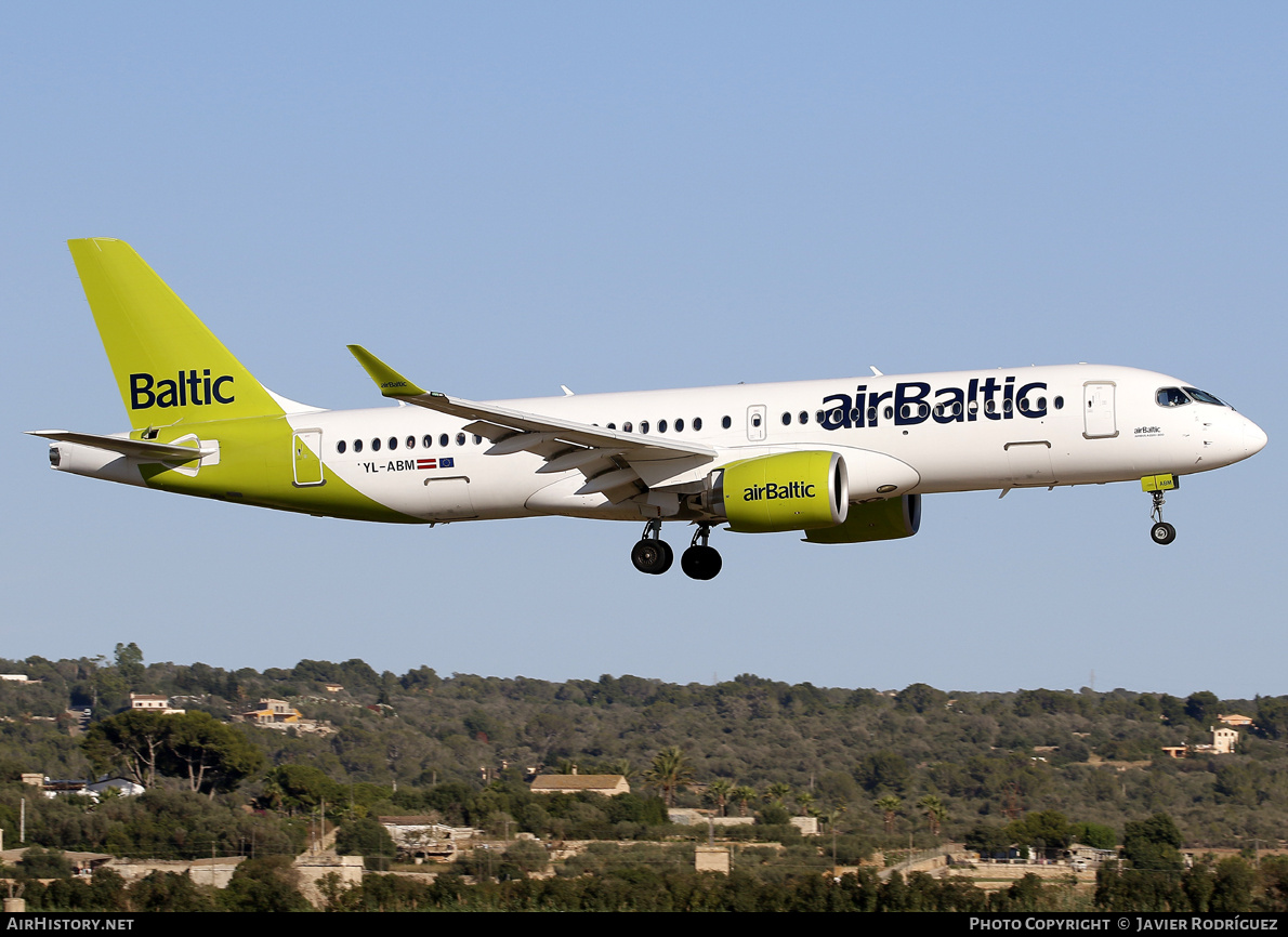 Aircraft Photo of YL-ABM | Airbus A220-371 (BD-500-1A11) | AirBaltic | AirHistory.net #702022