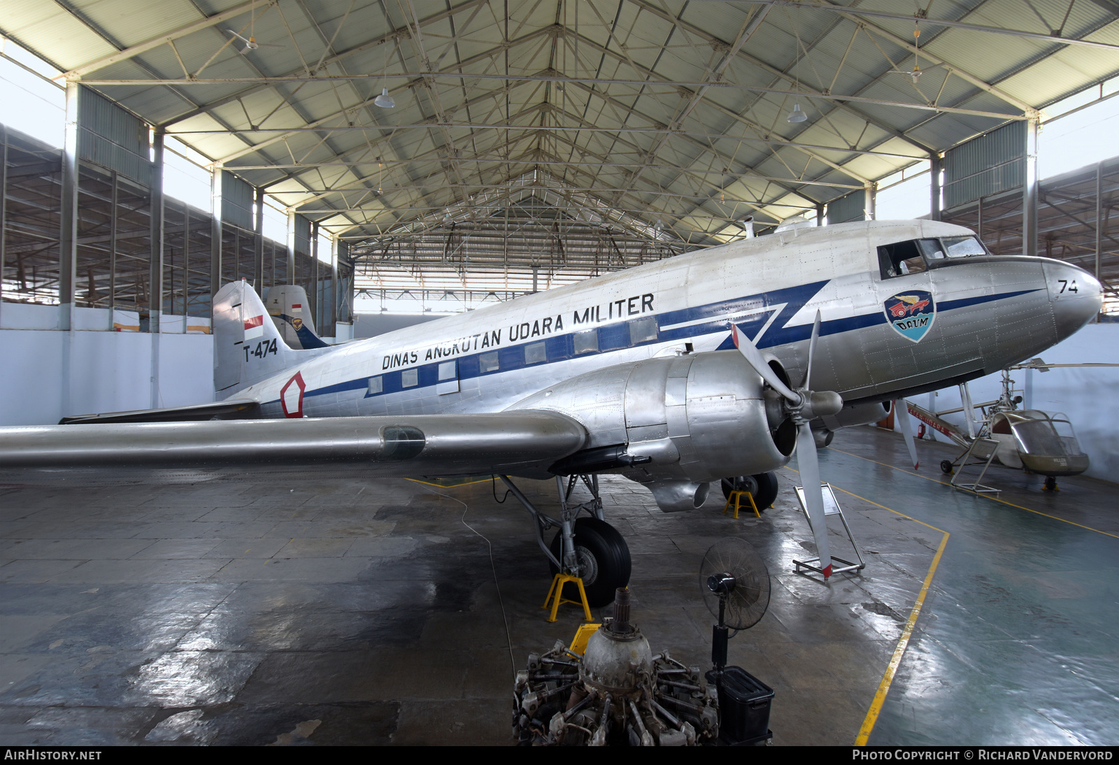 Aircraft Photo of T-474 | Douglas C-47A Dakota | Indonesia - Air Force | AirHistory.net #702025