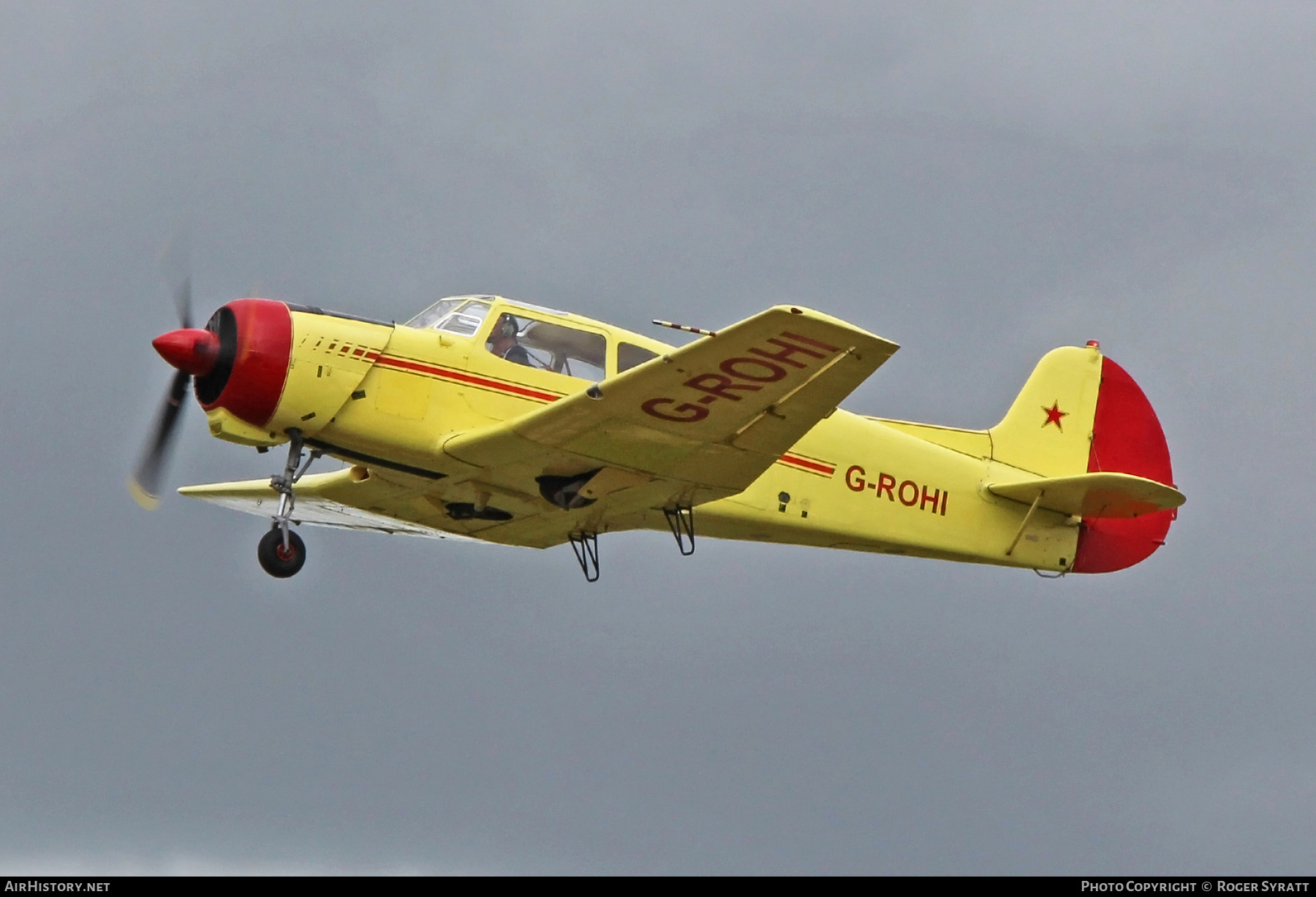 Aircraft Photo of G-ROHI | Yakovlev Yak-18T | AirHistory.net #702034
