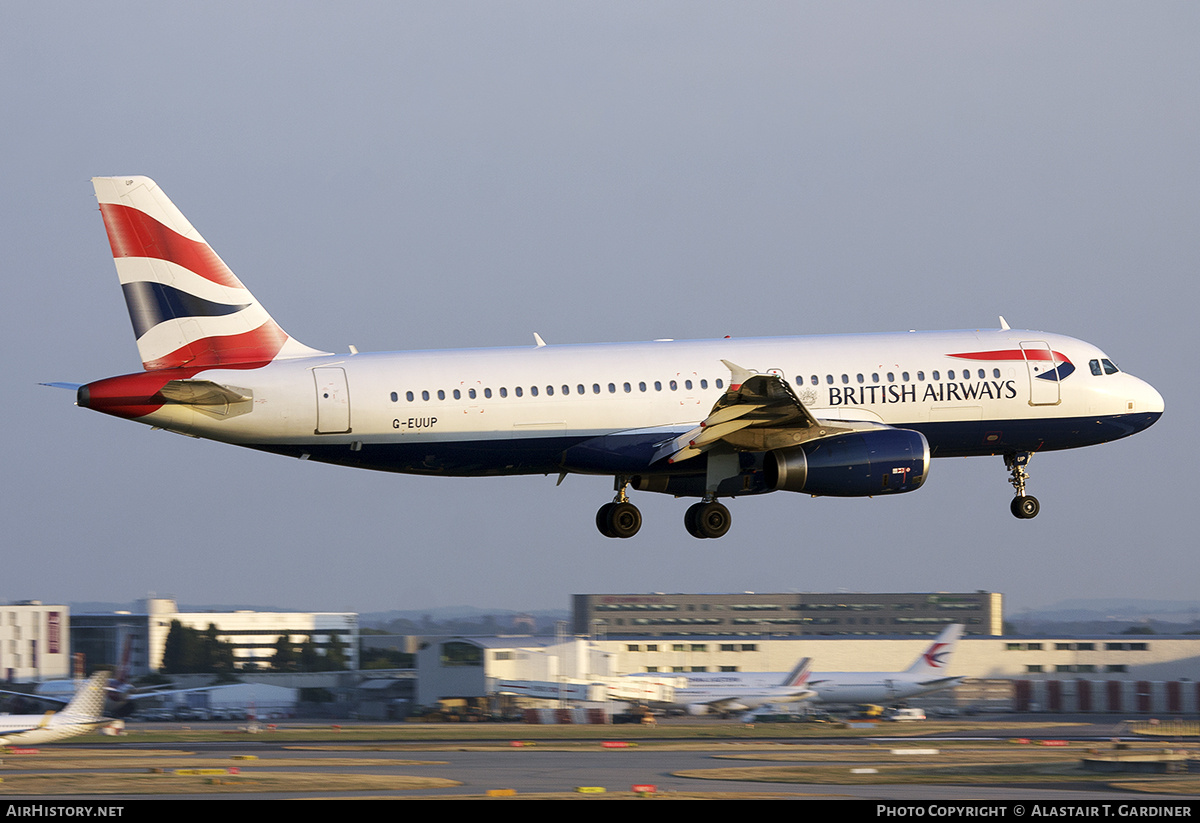 Aircraft Photo of G-EUUP | Airbus A320-232 | British Airways | AirHistory.net #702040