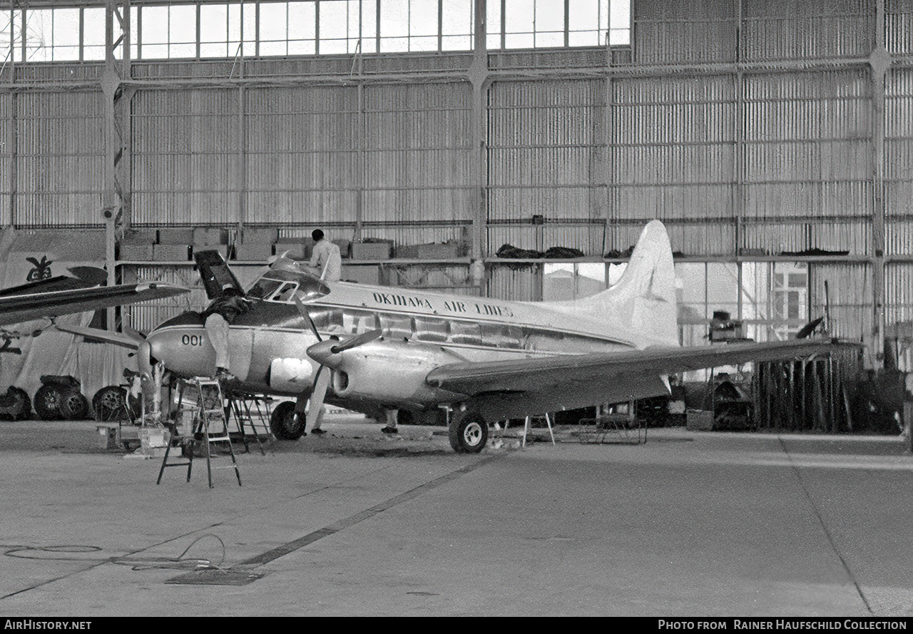 Aircraft Photo of JA5007 | De Havilland D.H. 104 Dove 2B | Okinawa Air Lines | AirHistory.net #702045