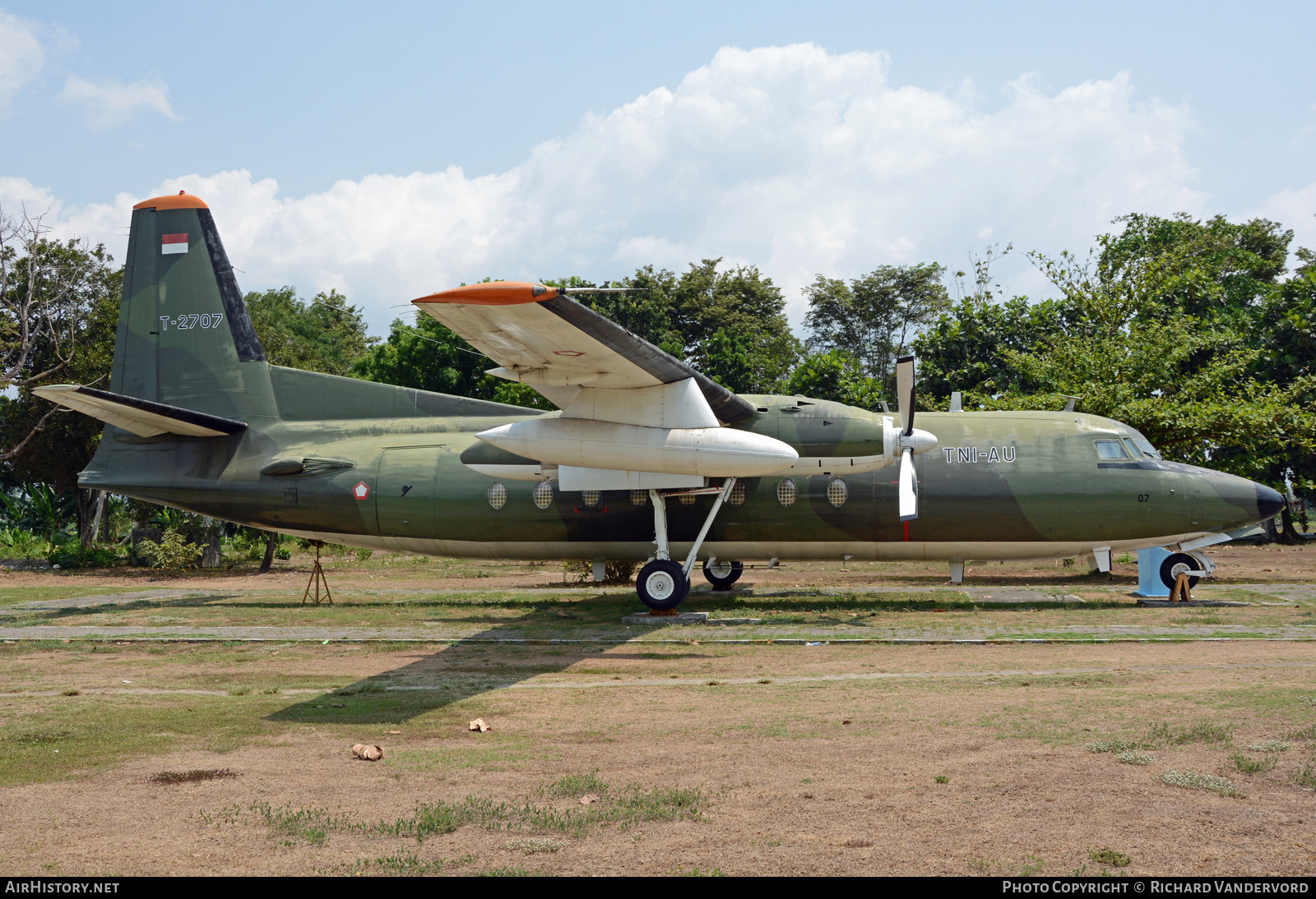 Aircraft Photo of T-2707 | Fokker F27-400M Troopship | Indonesia - Air Force | AirHistory.net #702046