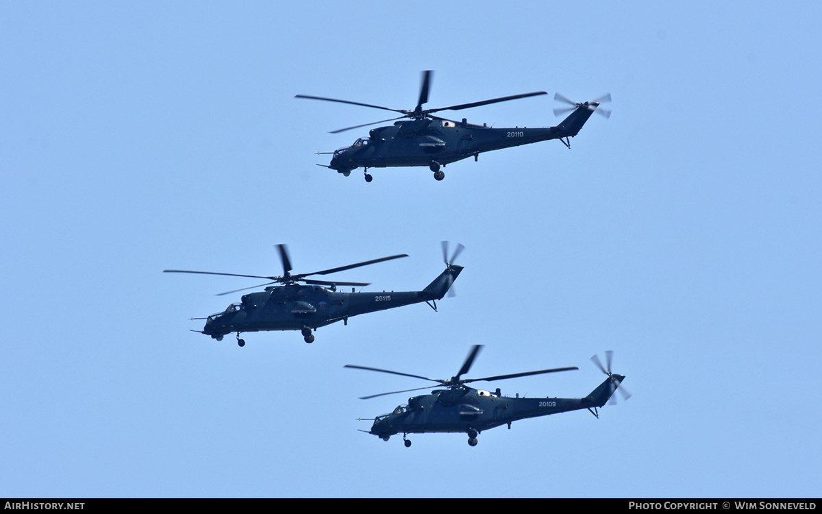 Aircraft Photo of 20110 | Mil Mi-35M | Azerbaijan - Border Guard | AirHistory.net #702053