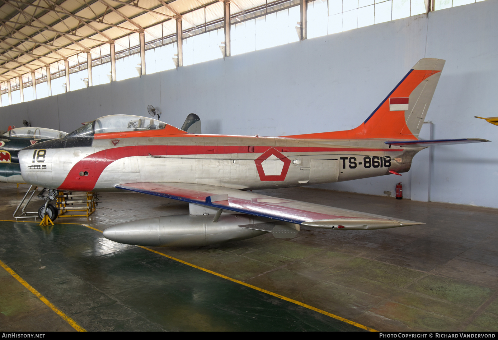 Aircraft Photo of TS-8618 | Commonwealth CA-27 Sabre Mk32 | Indonesia - Air Force | AirHistory.net #702054