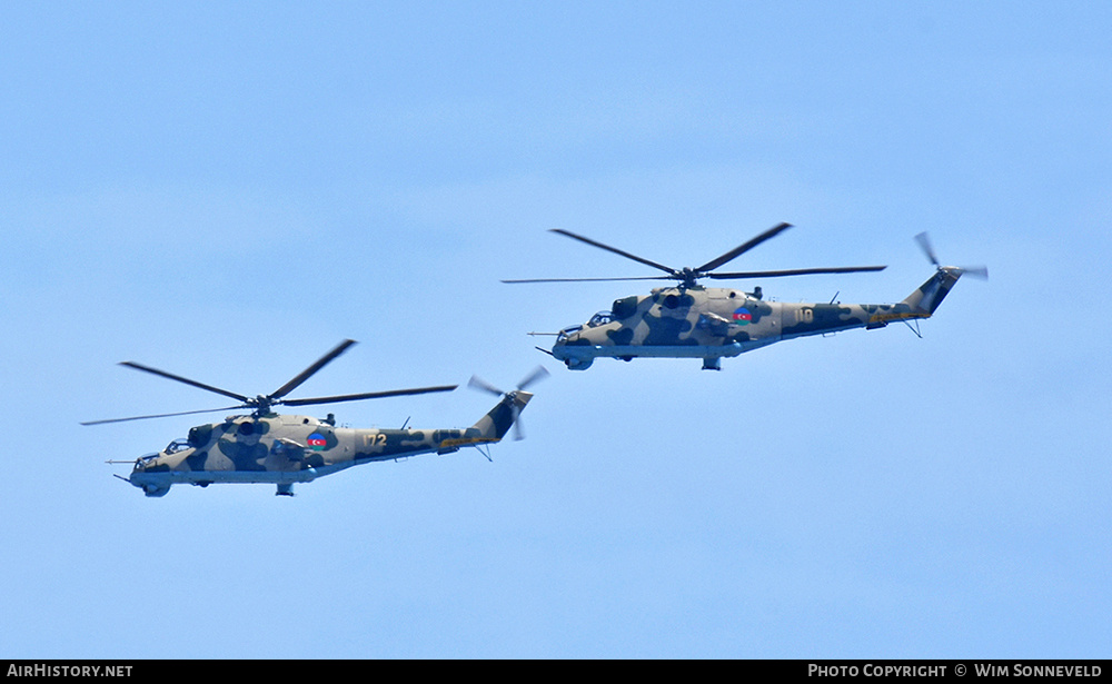 Aircraft Photo of 172 yellow | Mil Mi-24V | Azerbaijan - Air Force | AirHistory.net #702076