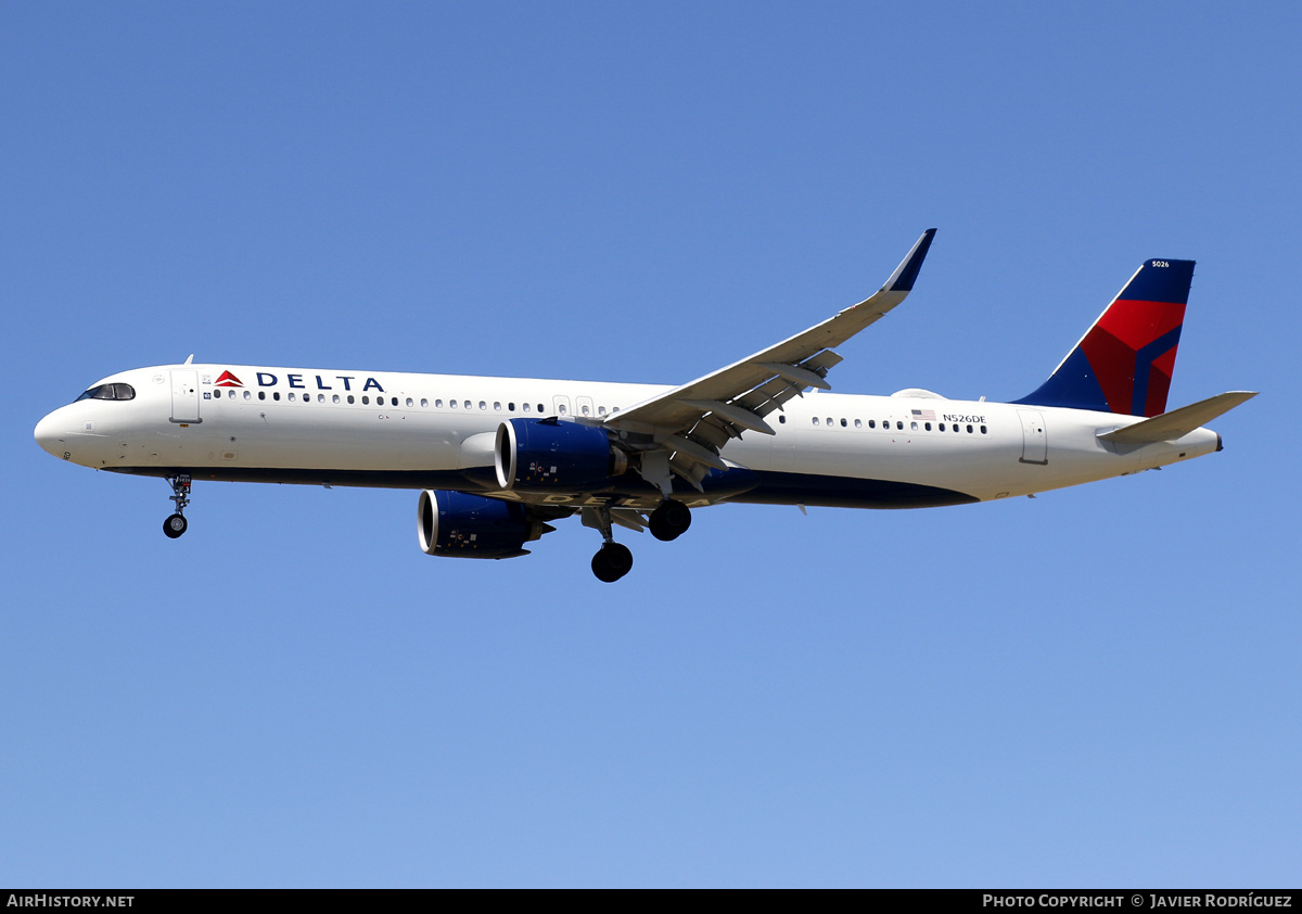 Aircraft Photo of N526DE | Airbus A321-271NX | Delta Air Lines | AirHistory.net #702099