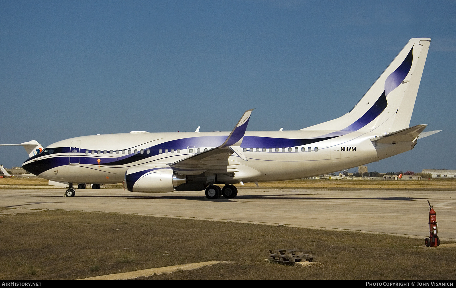 Aircraft Photo of N111VM | Boeing 737-7GV BBJ | AirHistory.net #702106