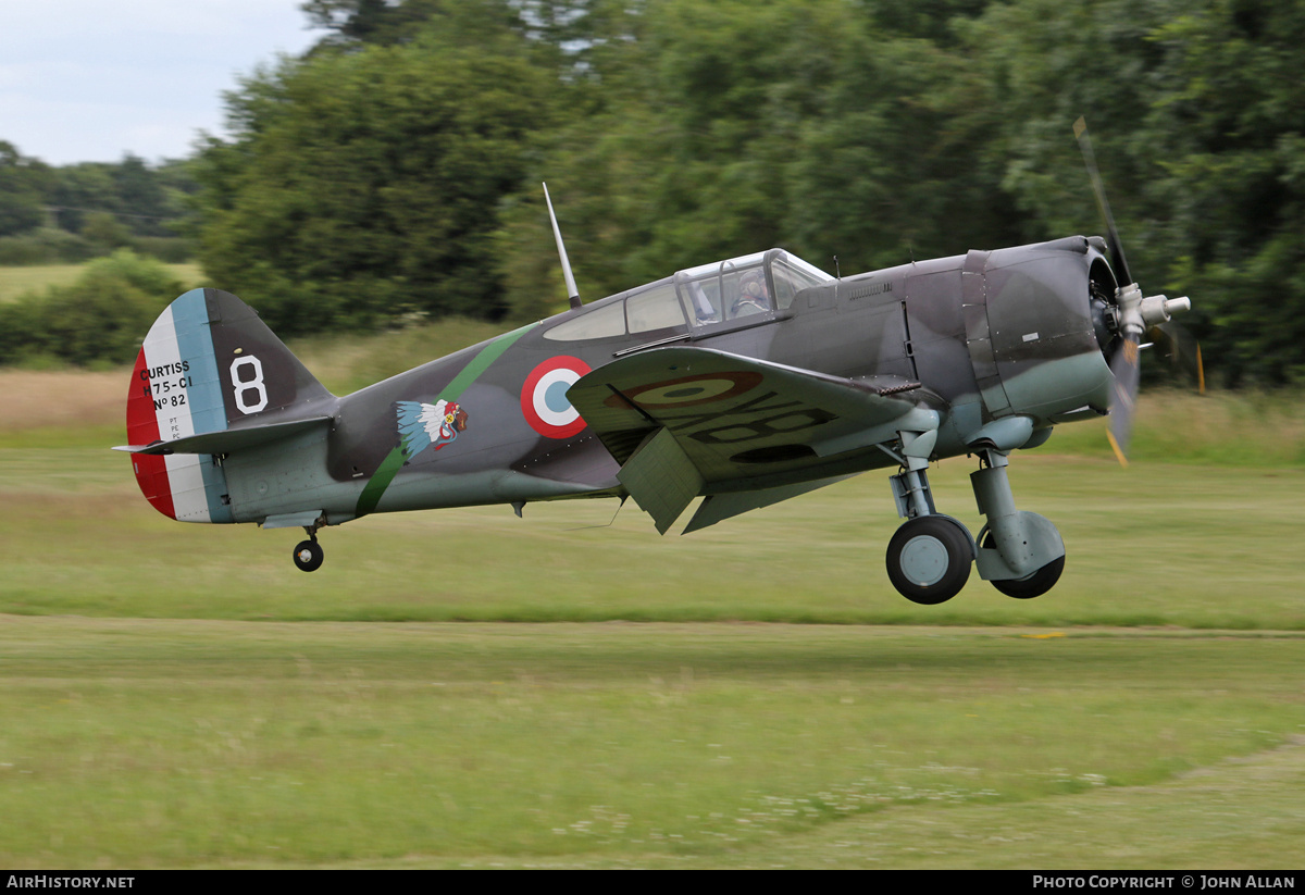Aircraft Photo of G-CCVH / 82 | Curtiss Hawk 75A-1 | France - Air Force | AirHistory.net #702113