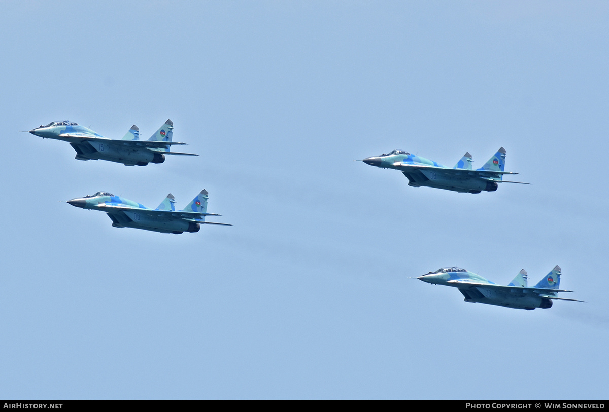 Aircraft Photo of 15 blue | Mikoyan-Gurevich MiG-29UB (9-51) | Azerbaijan - Air Force | AirHistory.net #702180