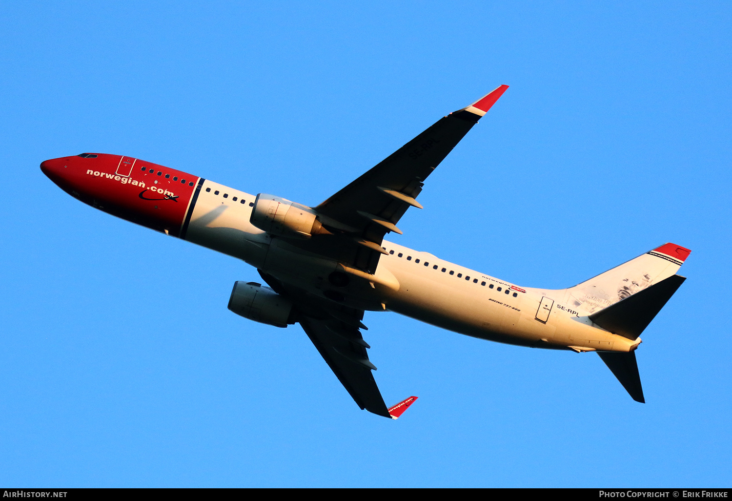 Aircraft Photo of SE-RPL | Boeing 737-8JP | Norwegian | AirHistory.net #702198