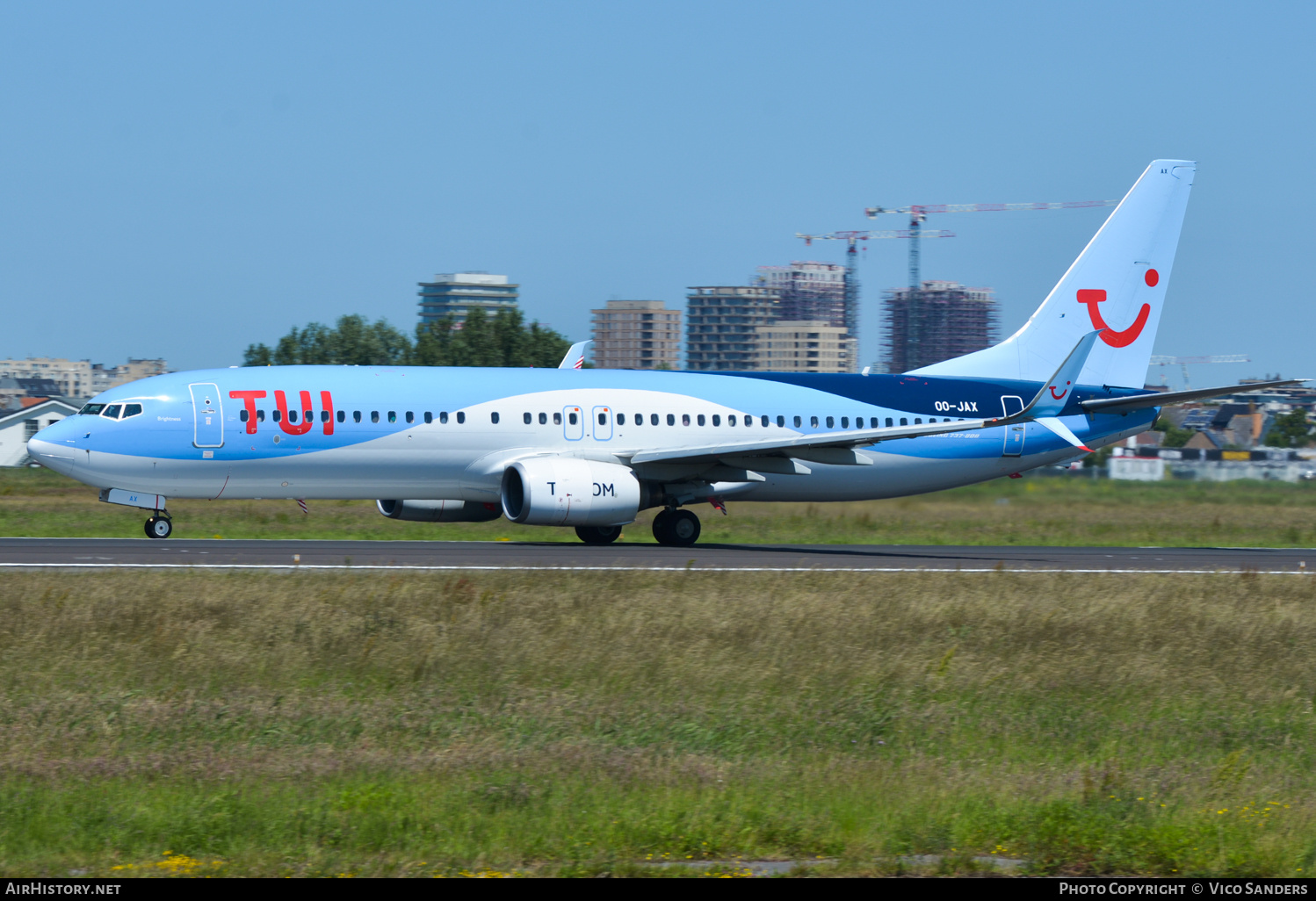 Aircraft Photo of OO-JAX | Boeing 737-8K5 | TUI | AirHistory.net #702248
