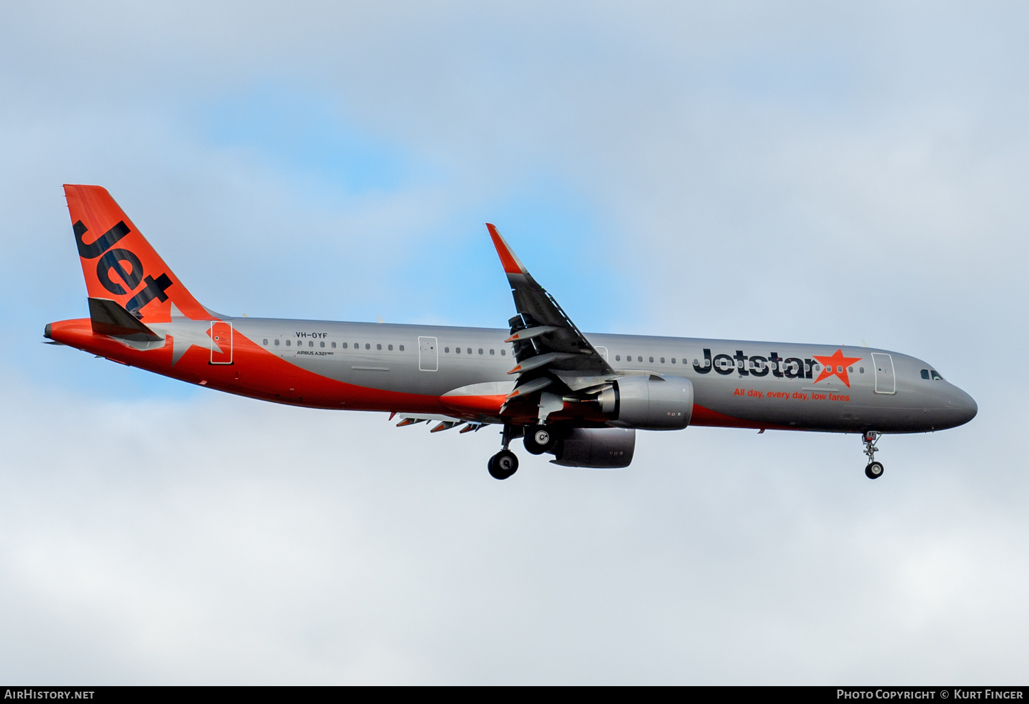 Aircraft Photo of VH-OYF | Airbus A321-251N | Jetstar Airways | AirHistory.net #702256