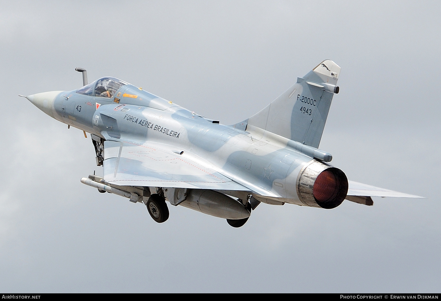Aircraft Photo of 4943 | Dassault Mirage F-2000C | Brazil - Air Force | AirHistory.net #702276