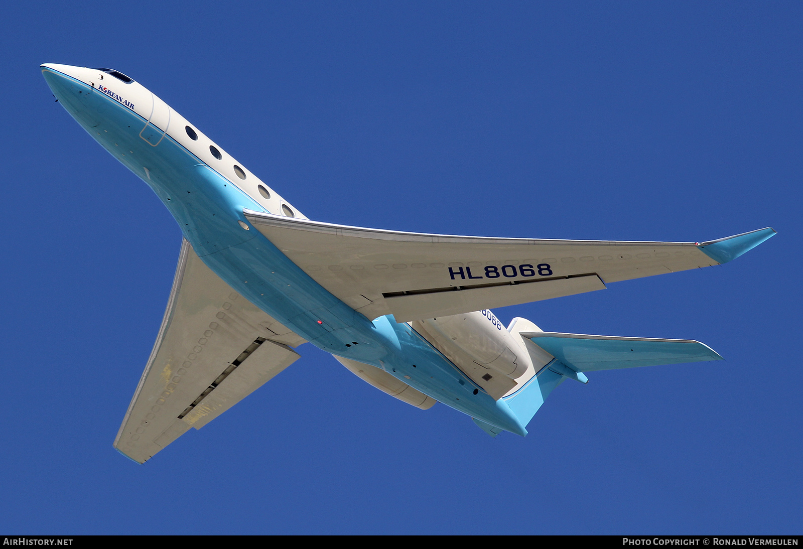 Aircraft Photo of HL8068 | Gulfstream Aerospace G650ER (G-VI) | Korean Air | AirHistory.net #702320