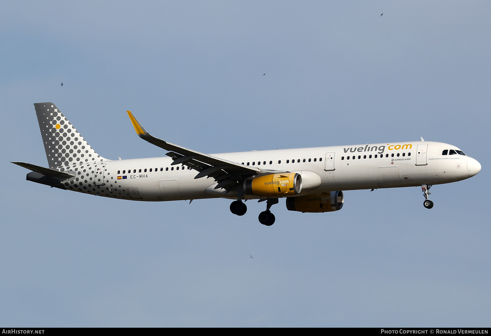Aircraft Photo of EC-MHA | Airbus A321-231 | Vueling Airlines | AirHistory.net #702329