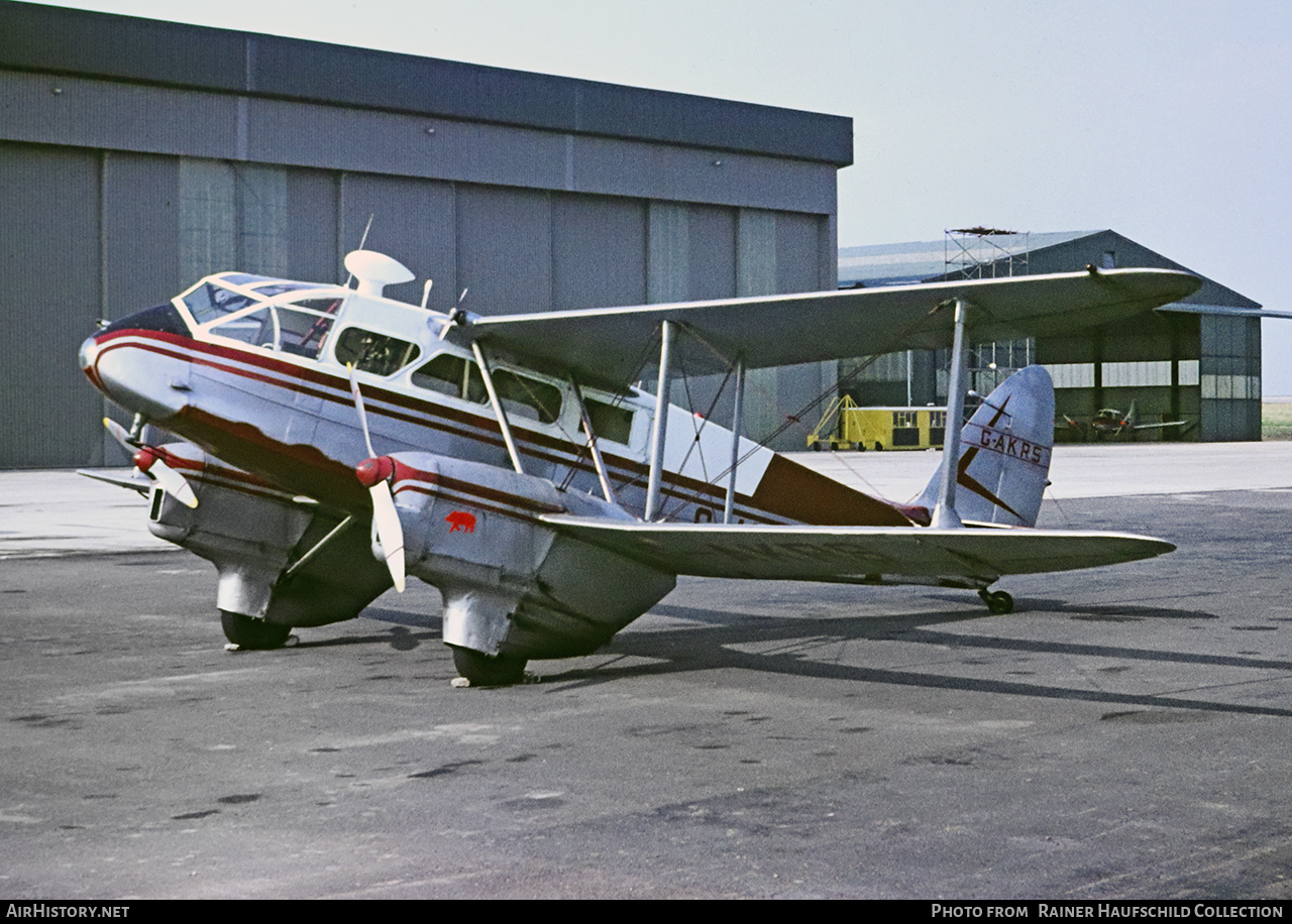 Aircraft Photo of G-AKRS | De Havilland D.H. 89A Dragon Rapide | AirHistory.net #702341