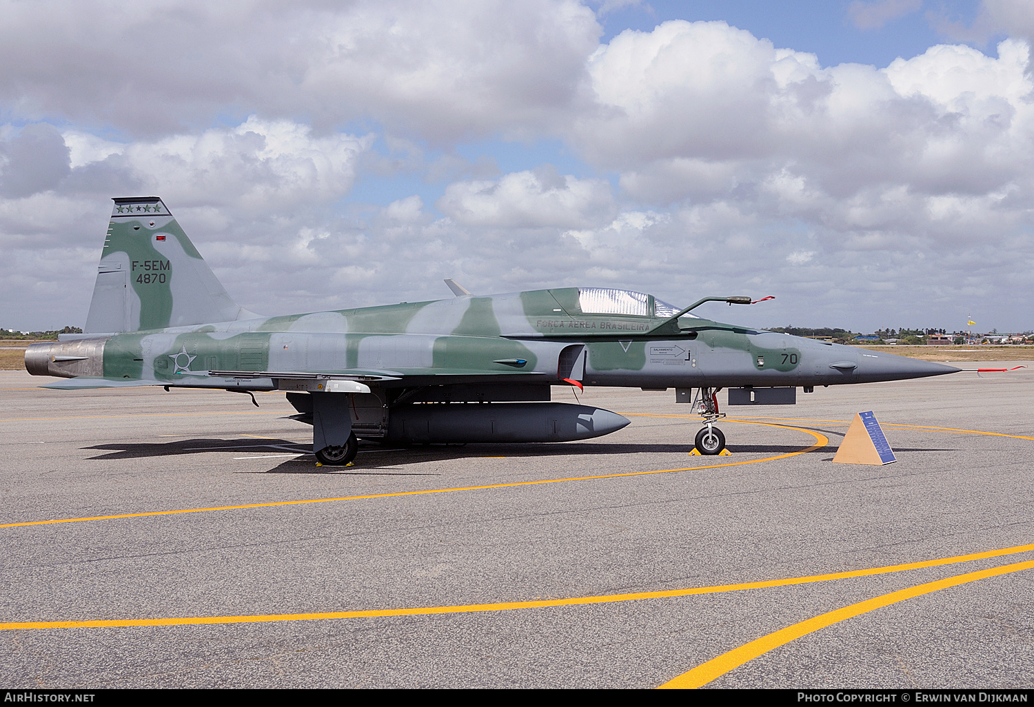 Aircraft Photo of 4870 | Northrop F-5EM Tiger II | Brazil - Air Force | AirHistory.net #702386