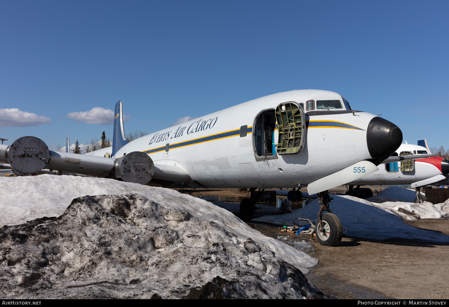 Aircraft Photo of N555SQ | Douglas DC-6B | Everts Air Cargo | AirHistory.net #702436