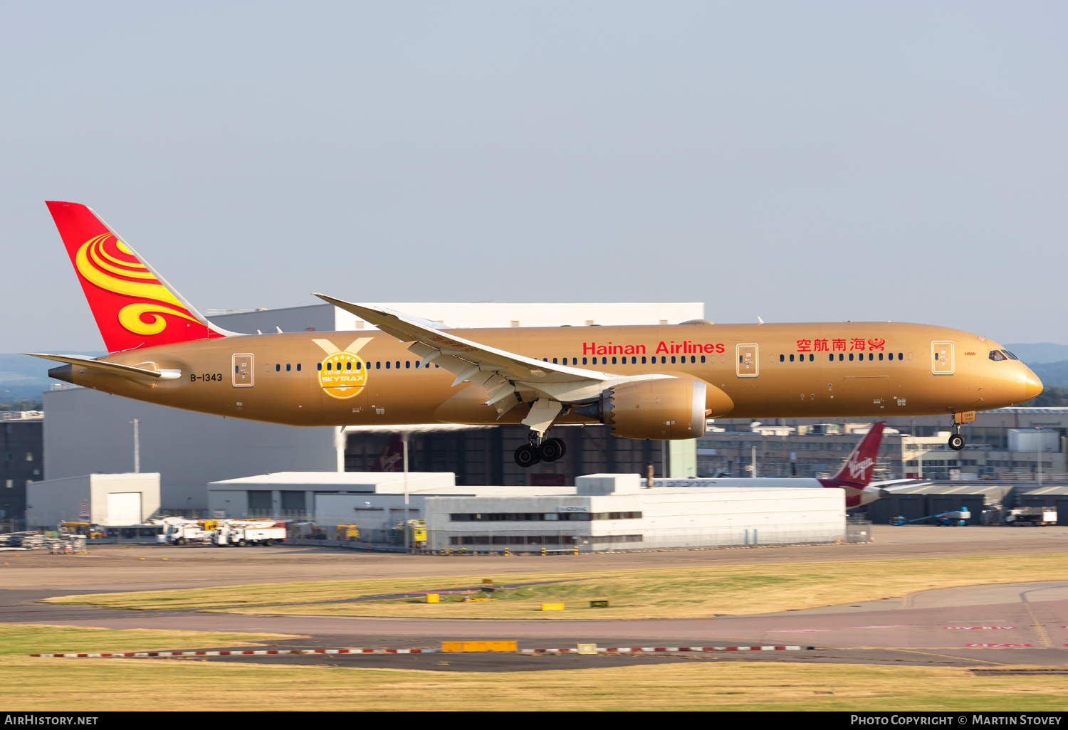 Aircraft Photo of B-1343 | Boeing 787-9 Dreamliner | Hainan Airlines | AirHistory.net #702473