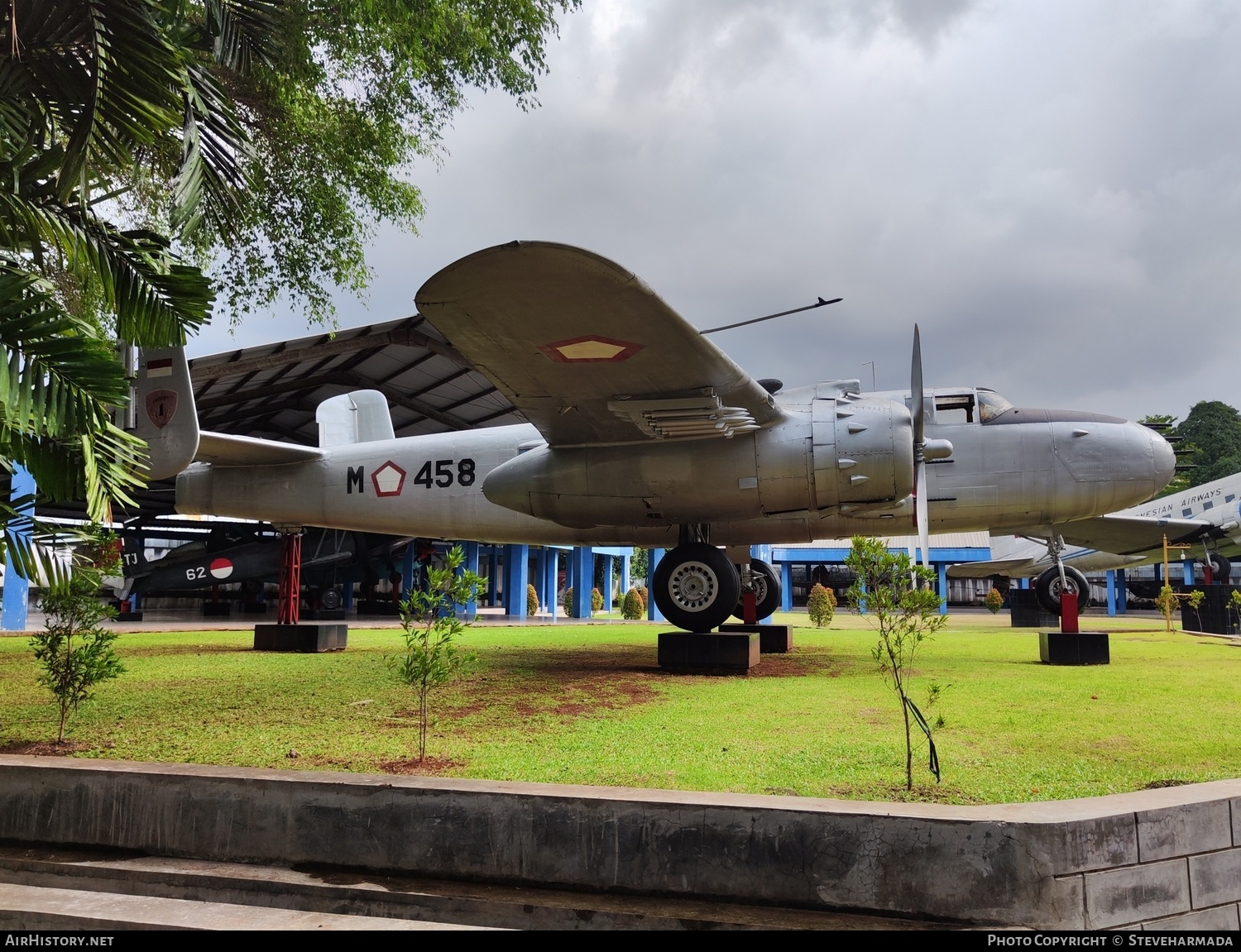 Aircraft Photo of M-458 | North American B-25J Mitchell | Indonesia - Air Force | AirHistory.net #702511