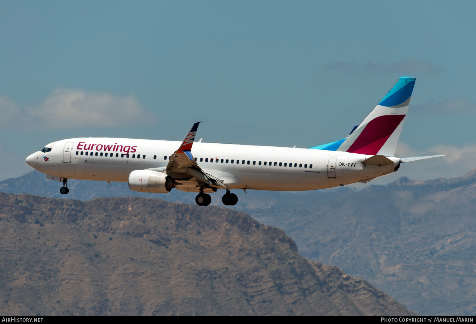 Aircraft Photo of OK-TVV | Boeing 737-86N | Eurowings | AirHistory.net #702529