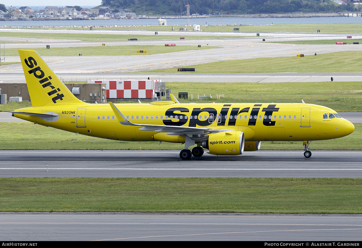 Aircraft Photo of N920NK | Airbus A320-271N | Spirit Airlines | AirHistory.net #702539