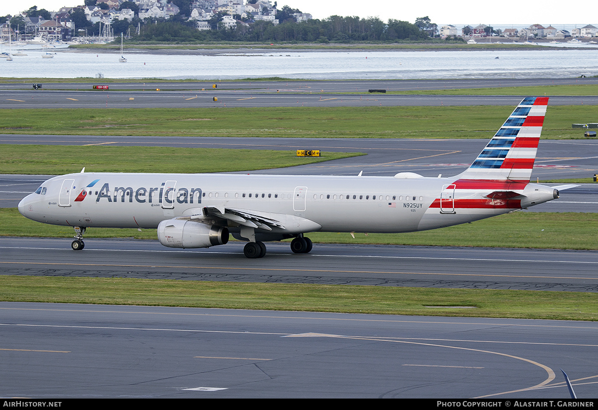 Aircraft Photo of N925UY | Airbus A321-231 | American Airlines | AirHistory.net #702542