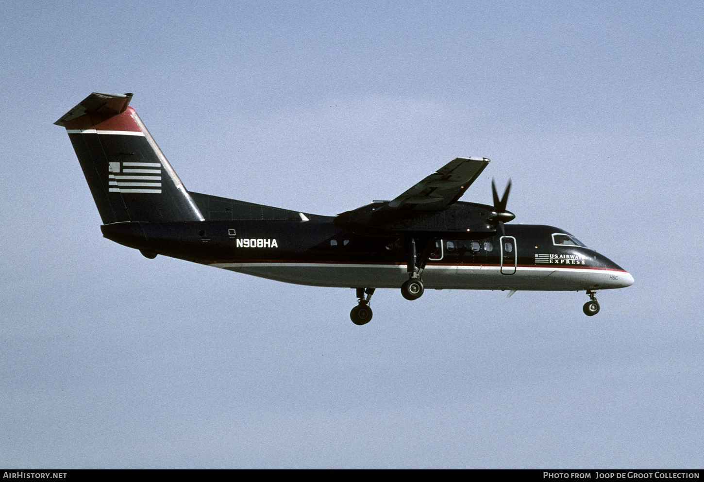 Aircraft Photo of N908HA | De Havilland Canada DHC-8-102 Dash 8 | US Airways Express | AirHistory.net #702547