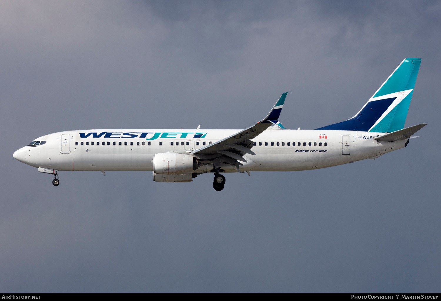 Aircraft Photo of C-FWJS | Boeing 737-8CT | WestJet | AirHistory.net #702566