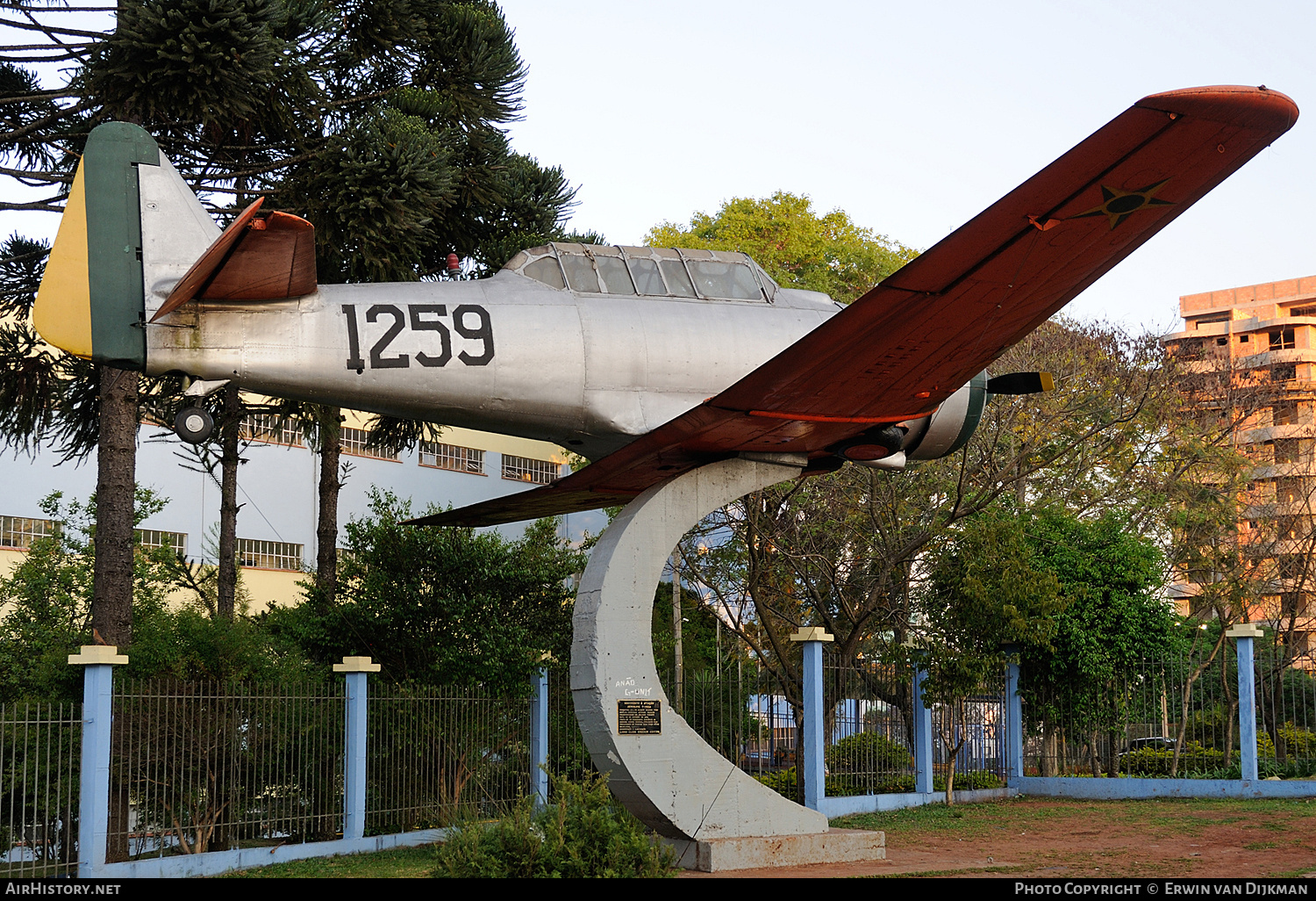 Aircraft Photo of 1259 | North American T-6 (AT-6C) | Brazil - Air Force | AirHistory.net #702676
