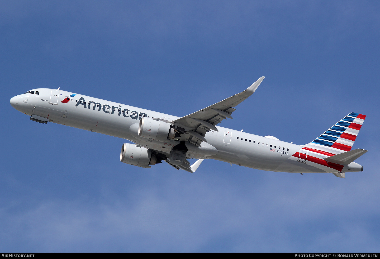 Aircraft Photo of N463AA | Airbus A321-253NX | American Airlines | AirHistory.net #702703