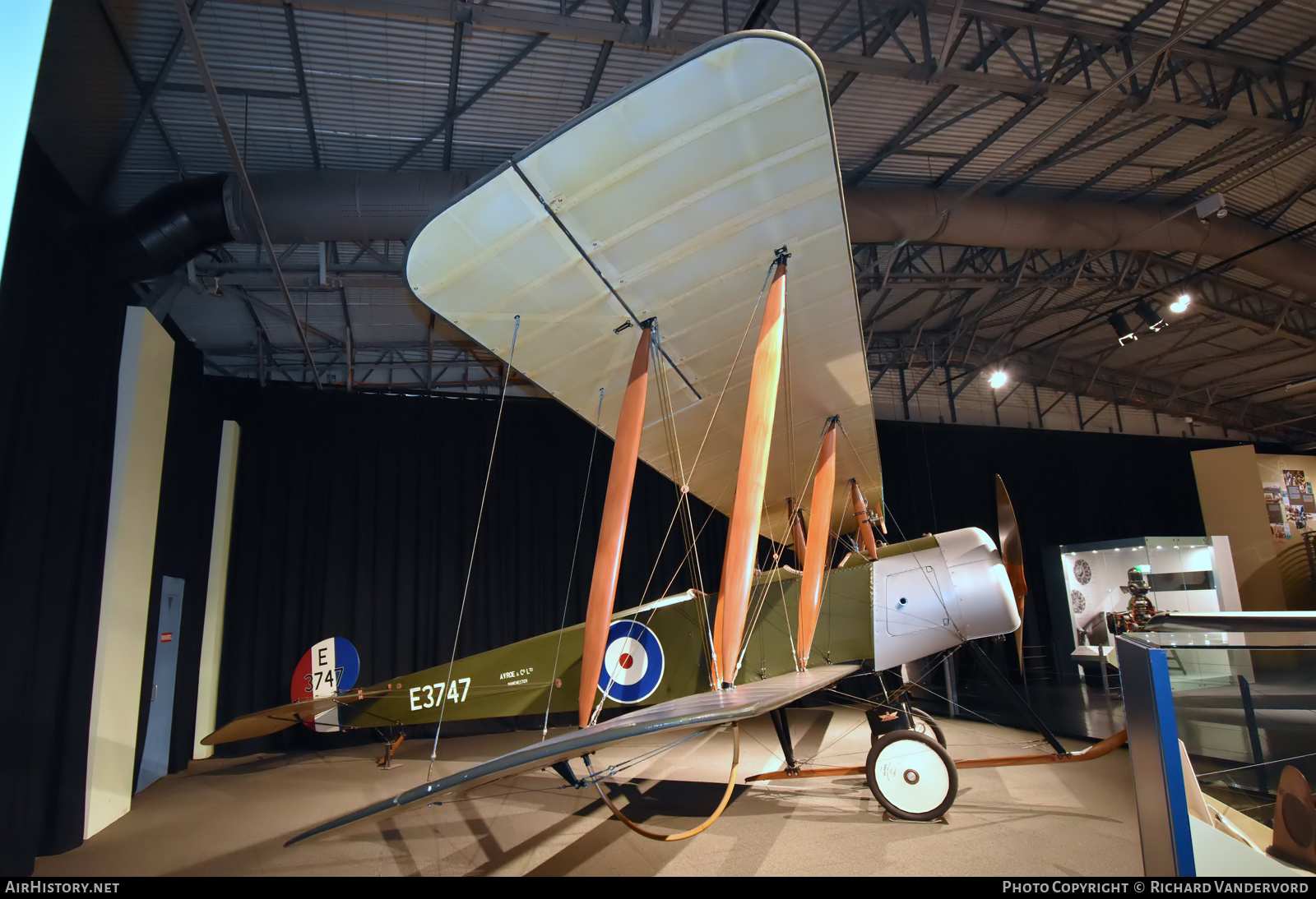 Aircraft Photo of E3747 | Avro 504K | UK - Air Force | AirHistory.net #702707