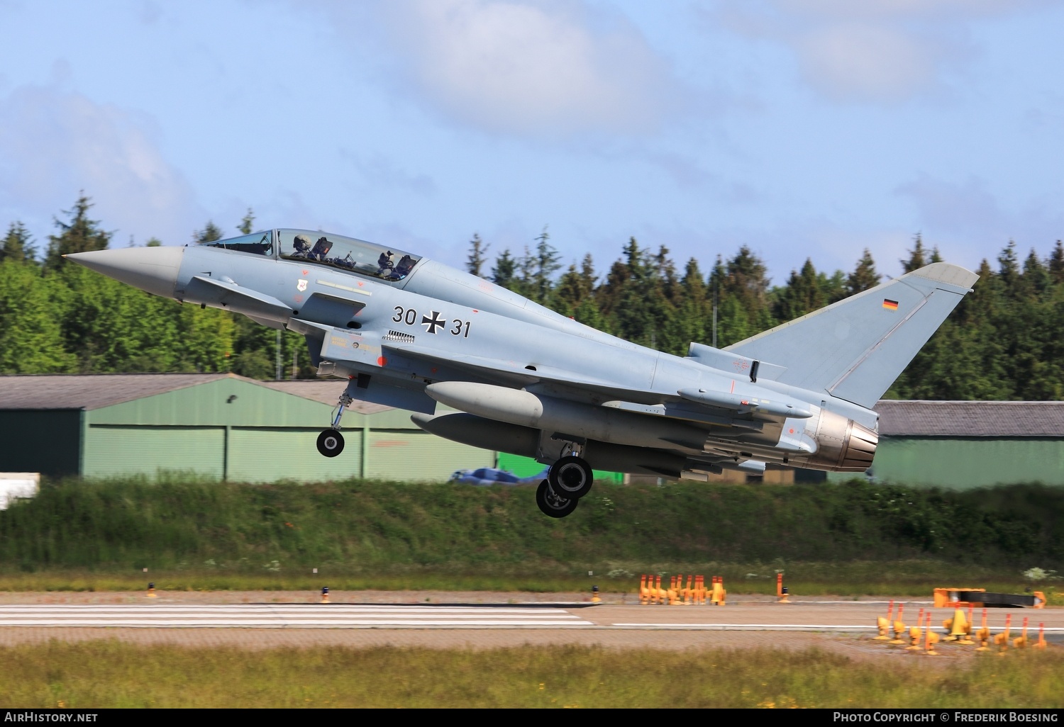 Aircraft Photo of 3031 | Eurofighter EF-2000 Typhoon T | Germany - Air Force | AirHistory.net #702768